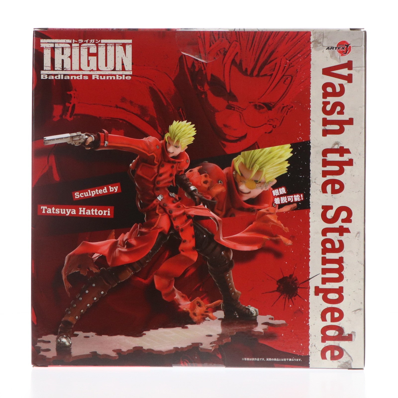 【中古即納】[FIG] (再販) ARTFX J ヴァッシュ・ザ・スタンピード リニューアルパッケージver. 劇場版TRIGUN Badlands Rumble(トライガン バッドランド ランブル) 1/8 完成品 フィギュア(PV206) コトブキヤ(20240526)
