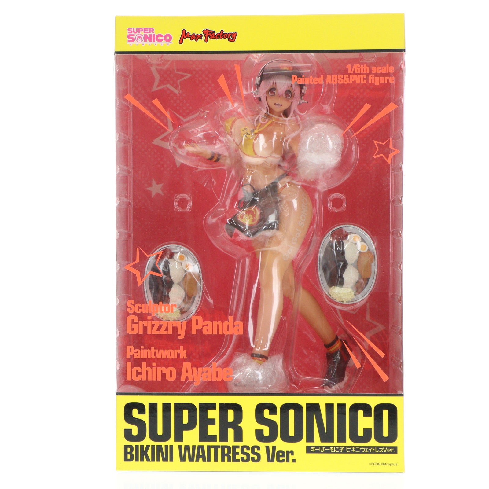 【中古即納】[FIG] すーぱーそに子 ビキニウェイトレスVer. 1/6 完成品 フィギュア GOODSMILE ONLINE SHOP&Amazon.co.jp&あみあみ限定 マックスファクトリー(20220531)