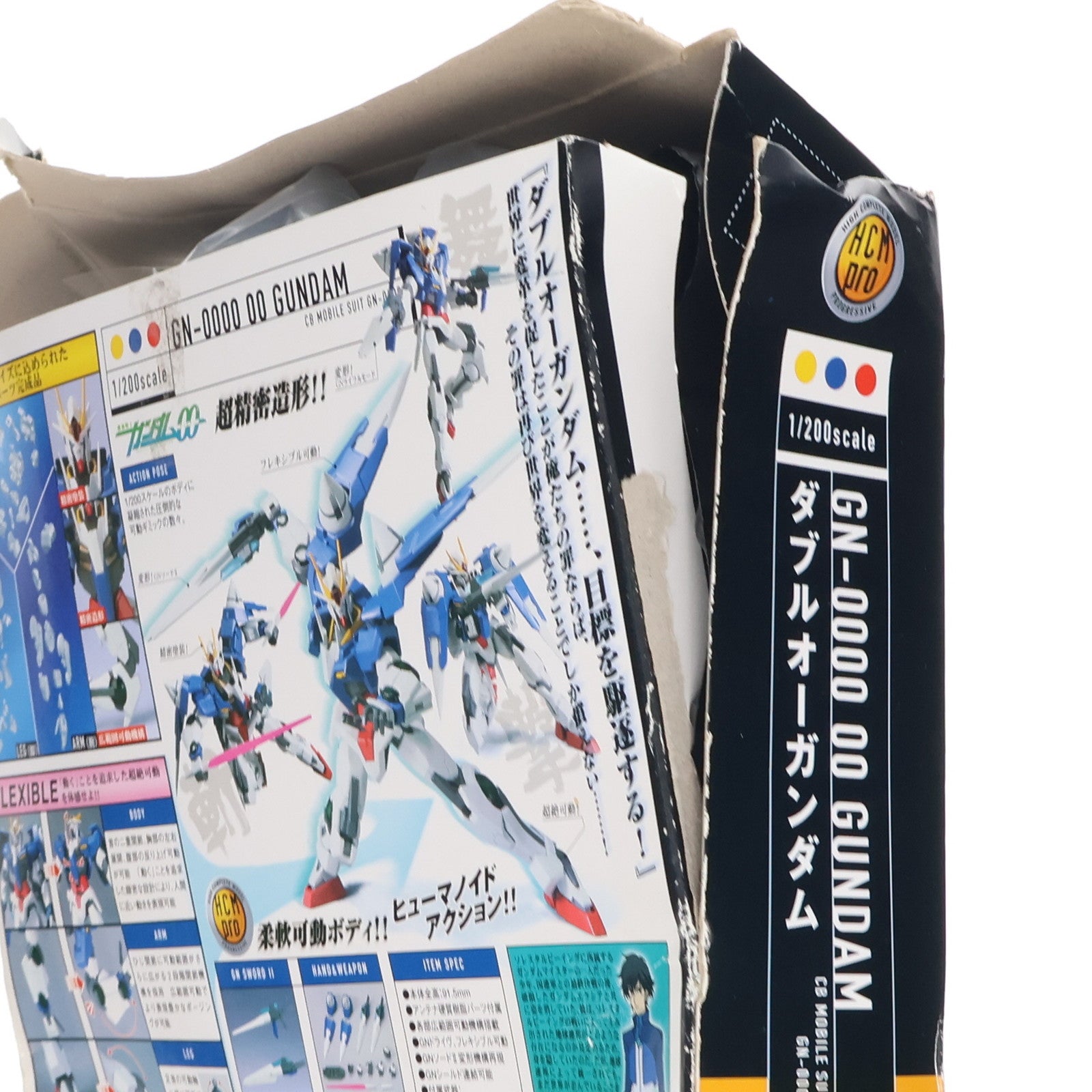 【中古即納】[FIG] HCM-Pro 60 ダブルオーガンダム 機動戦士ガンダム00(ダブルオー) 完成品 可動フィギュア バンダイ(20080924)