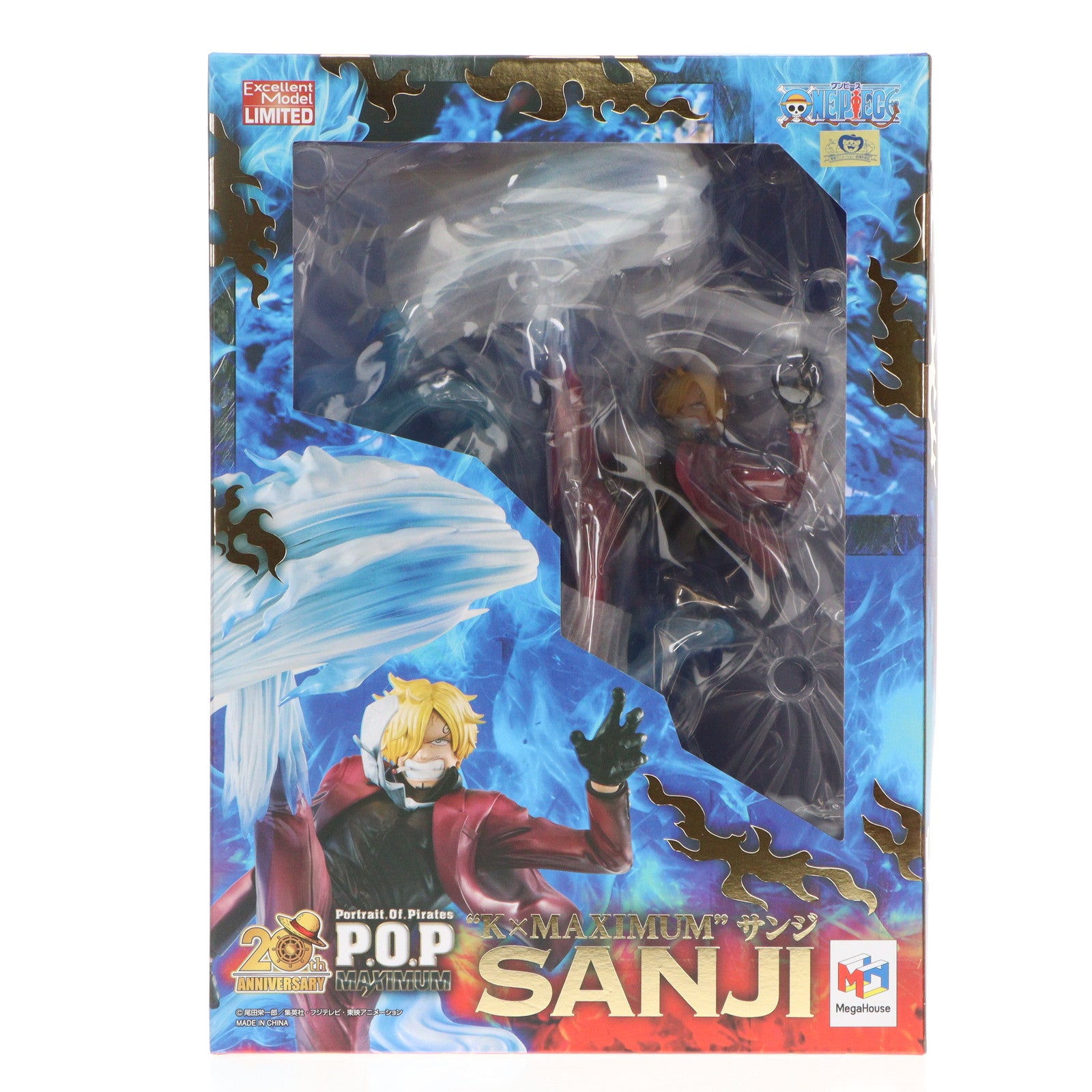【中古即納】[FIG] Portrait.Of.Pirates P.O.P 『K×MAXIMUM』 サンジ ONE PIECE(ワンピース) 完成品 フィギュア プレミアムバンダイ&一部店舗限定 メガハウス(20250729)