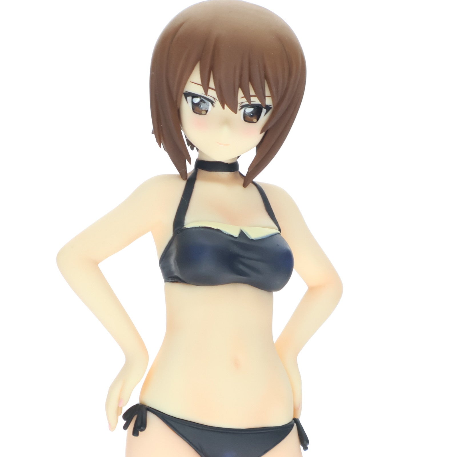 【中古即納】[FIG] BEACH QUEENS(ビーチクイーンズ) 西住まほ(にしずみまほ) ガールズ&パンツァー 1/10 完成品 フィギュア(NF-415) ウェーブ(WAVE)(20141031)