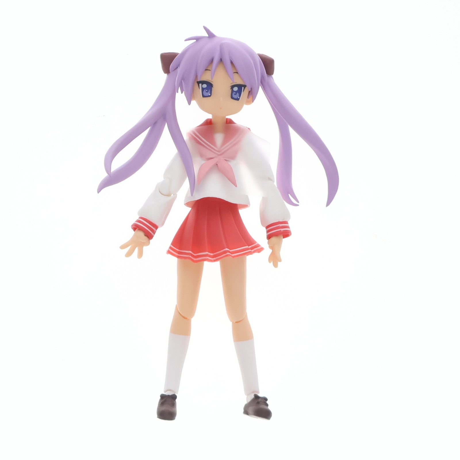 【中古即納】[FIG] figma(フィグマ) 013 柊かがみ(ひいらぎかがみ) 冬服ver. TVアニメ らき☆すた 完成品 可動フィギュア マックスファクトリー(20080913)