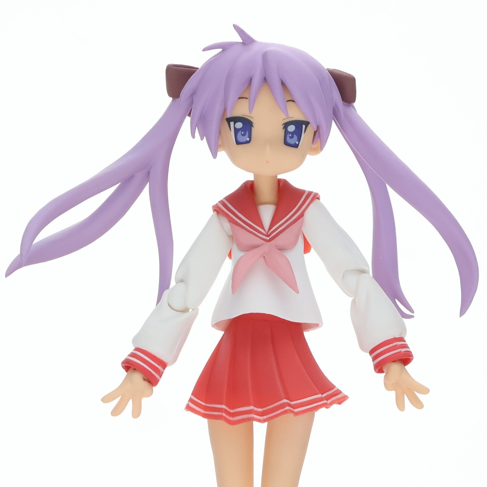 【中古即納】[FIG] figma(フィグマ) 013 柊かがみ(ひいらぎかがみ) 冬服ver. TVアニメ らき☆すた 完成品 可動フィギュア マックスファクトリー(20080913)