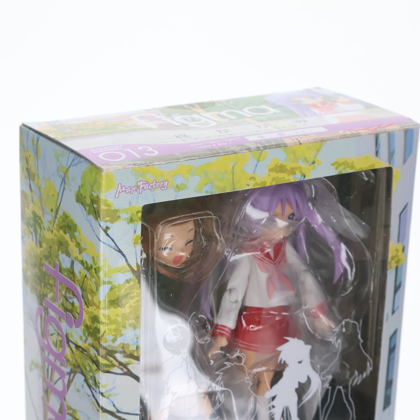 【中古即納】[FIG] figma(フィグマ) 013 柊かがみ(ひいらぎかがみ) 冬服ver. TVアニメ らき☆すた 完成品 可動フィギュア マックスファクトリー(20080913)