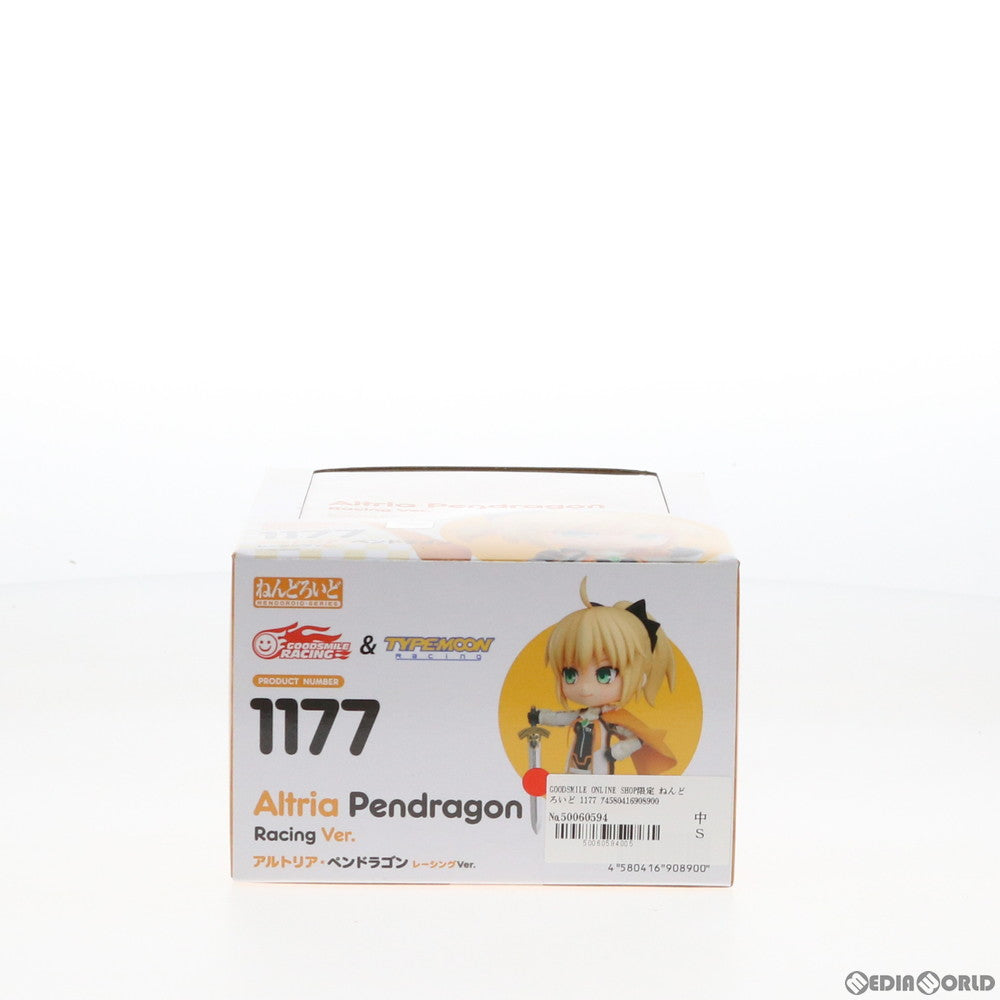 【中古即納】[FIG] GOODSMILE ONLINE SHOP限定 ねんどろいど 1177 アルトリア・ペンドラゴン レーシングVer. GOODSMILE RACING & TYPE-MOON RACING 完成品 可動フィギュア GOODSMILE RACING & TYPE-MOON RACING(20200430)