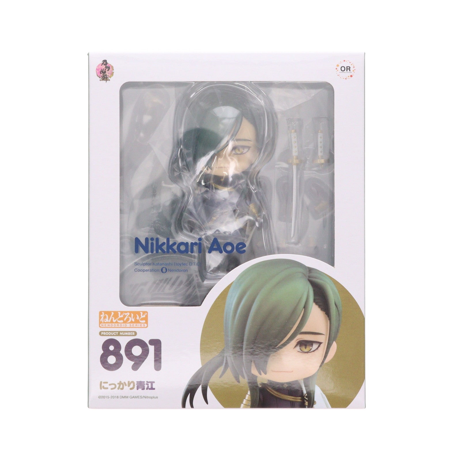 【中古即納】[FIG] ねんどろいど 891 にっかり青江(にっかりあおえ) 刀剣乱舞-ONLINE- 完成品 可動フィギュア オランジュ・ルージュ(20180907)