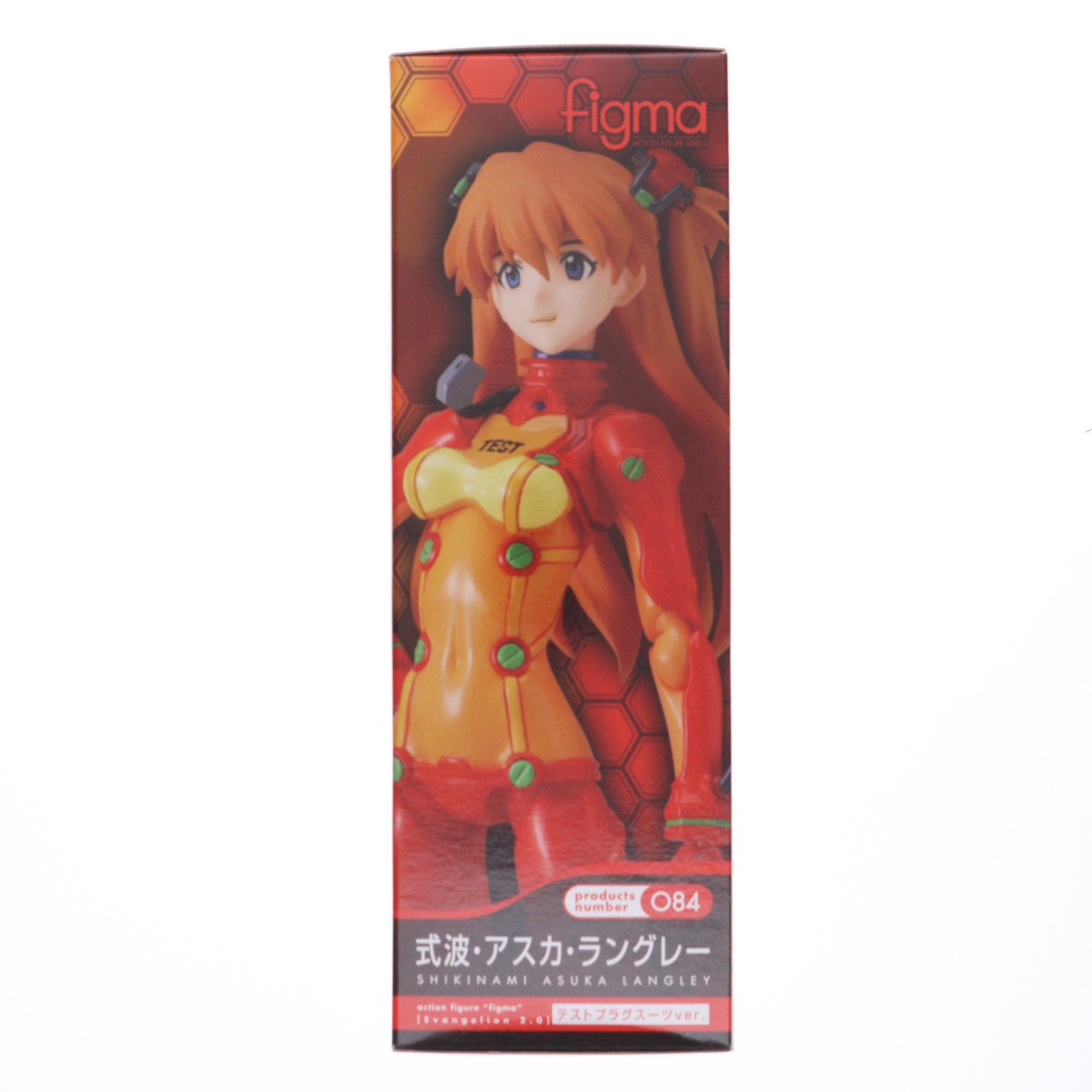 【中古即納】[FIG] figma(フィグマ) 084 式波・アスカ・ラングレー テストプラグスーツver. ヱヴァンゲリヲン新劇場版:破 完成品 可動フィギュア マックスファクトリー(20110127)