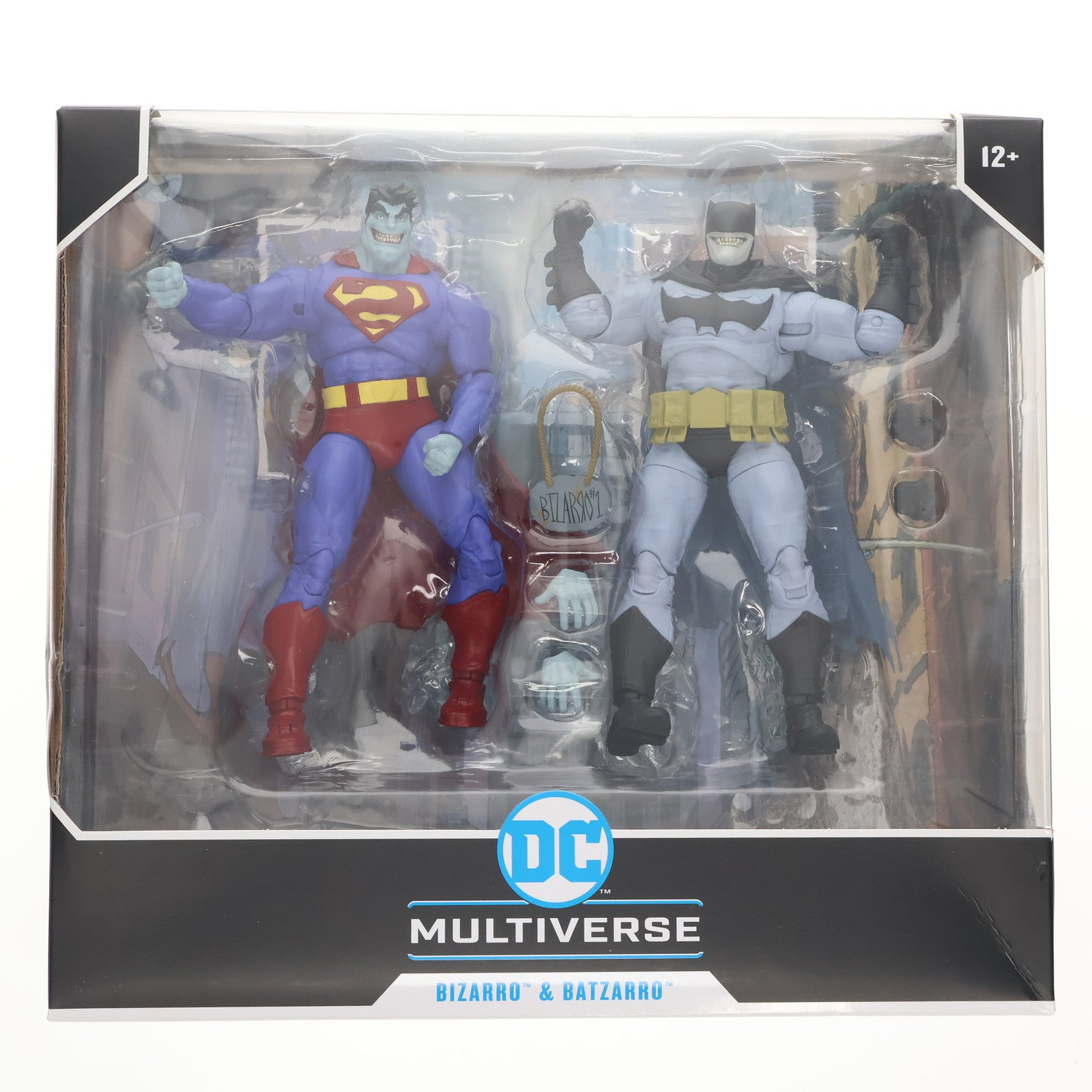 【中古即納】[FIG] DCマルチバース ビザロ&バットザロ[コミック] DCコミックス 完成品 7インチ・アクションフィギュア マクファーレン・トイズ/ホットトイズ(20240229)