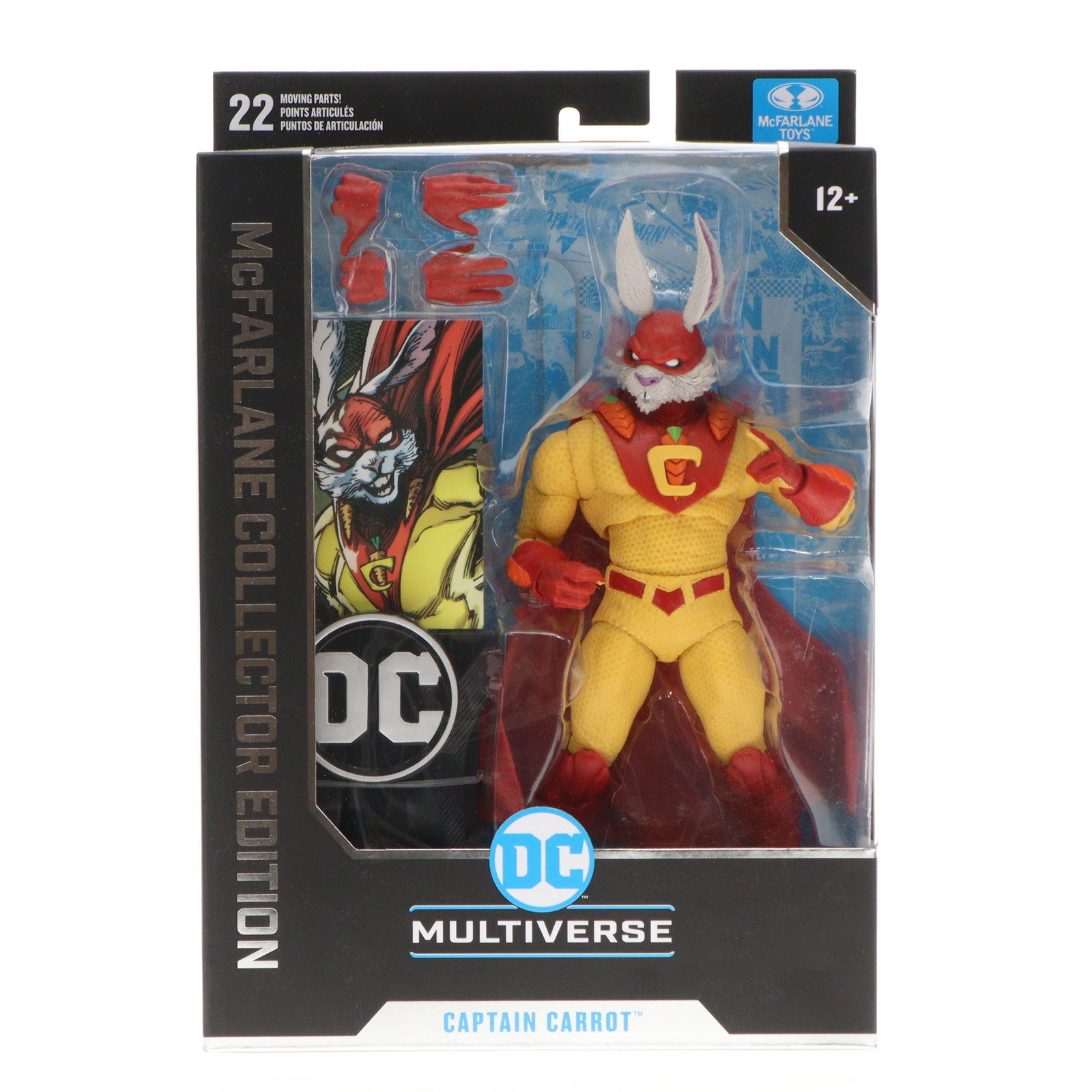 【中古即納】[FIG] DCマルチバース マクファーレン・コレクター・エディション キャプテン・キャロット[コミック / Justice League Incarnate] DCコミックス 完成品 7インチ・アクションフィギュア マクファーレン・トイズ(20231231)
