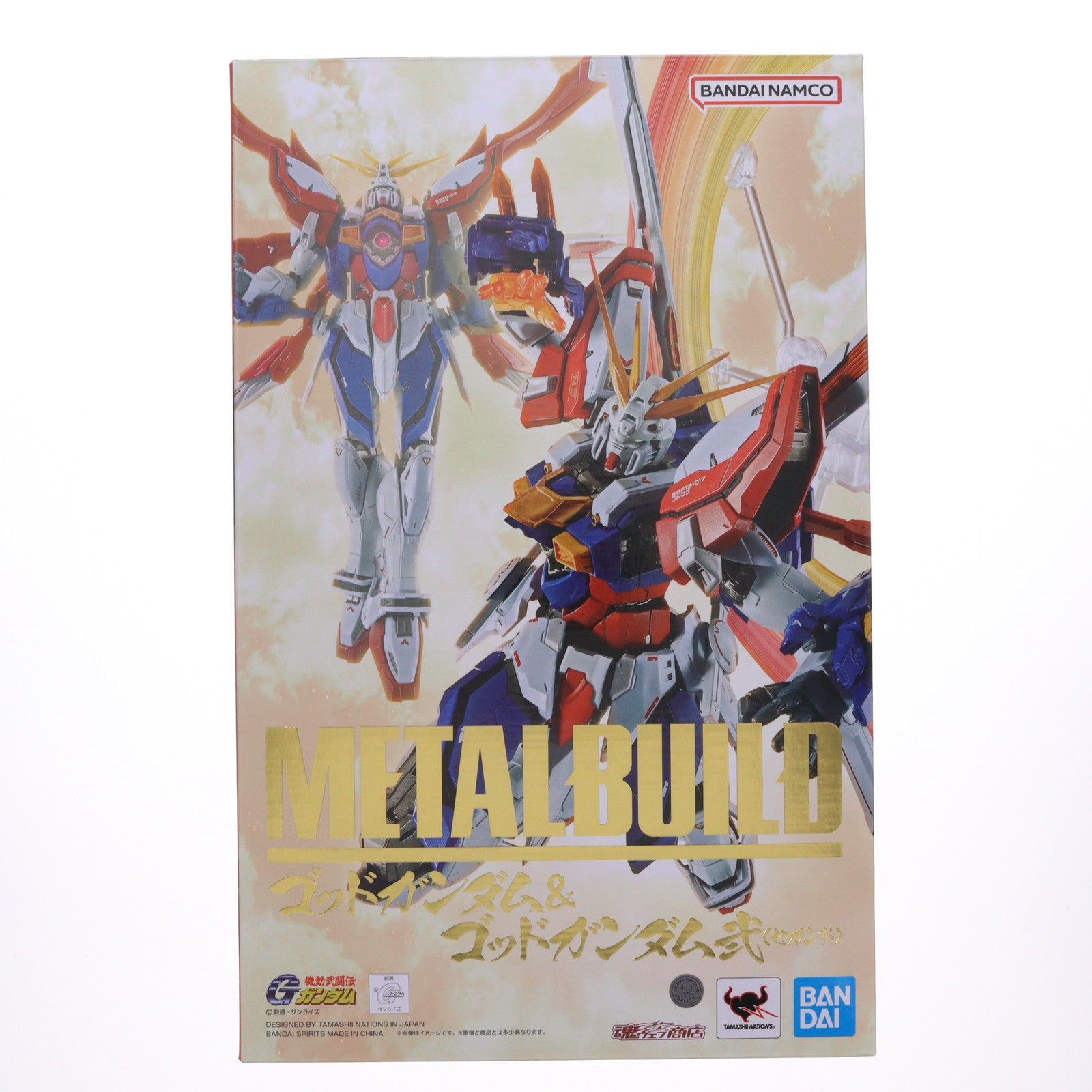 【中古即納】[FIG] 初期不良対応済み 魂ウェブ商店限定 METAL BUILD ゴッドガンダム&ゴッドガンダム弐(セカンド) 機動武闘伝Gガンダム 完成品 可動フィギュア バンダイスピリッツ(20250825)