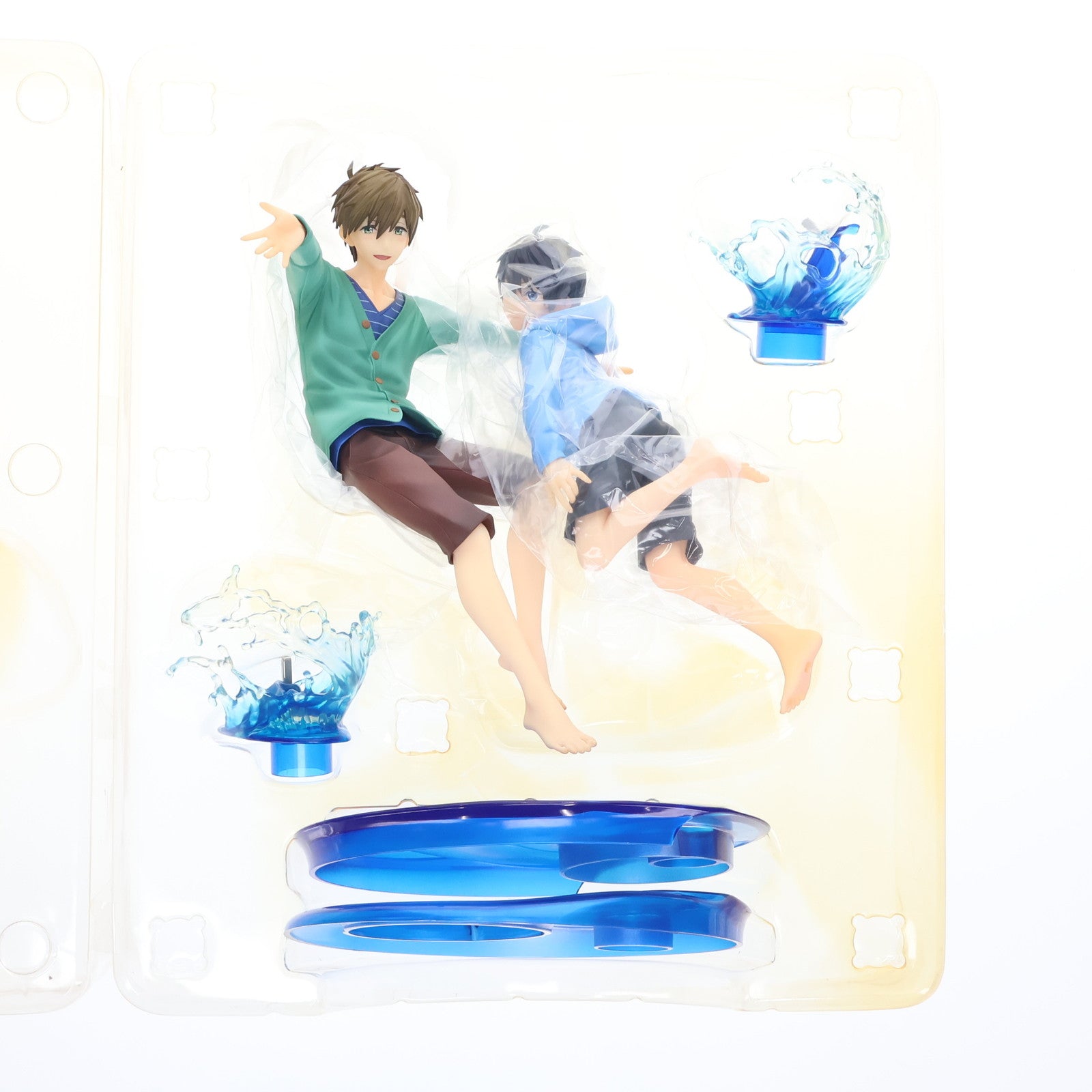 【中古即納】[FIG] アルタイル 七瀬遙&橘真琴(ななせはるか&たちばなまこと) 映画 ハイ☆スピード!-Free! Starting Days- 1/7 完成品 フィギュア ホビーストック/アルター(20171126)