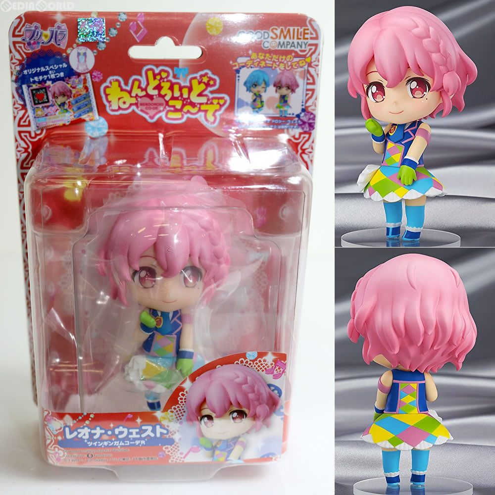 【中古即納】[FIG] ねんどろいどこ～で レオナ・ウェスト ツインギンガムコーデR プリパラ 完成品 フィギュア グッドスマイルカンパニー(20151024)