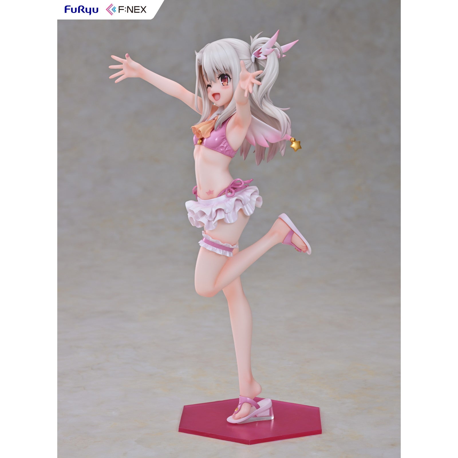 【中古即納】[FIG] イリヤスフィール・フォン・アインツベルン 水着ver. Fate/kaleid liner(フェイト/カレイドライナー) プリズマ☆イリヤ ツヴァイ! 1/7 完成品 フィギュア(AMU-FNX1118) フリュー(20250212)