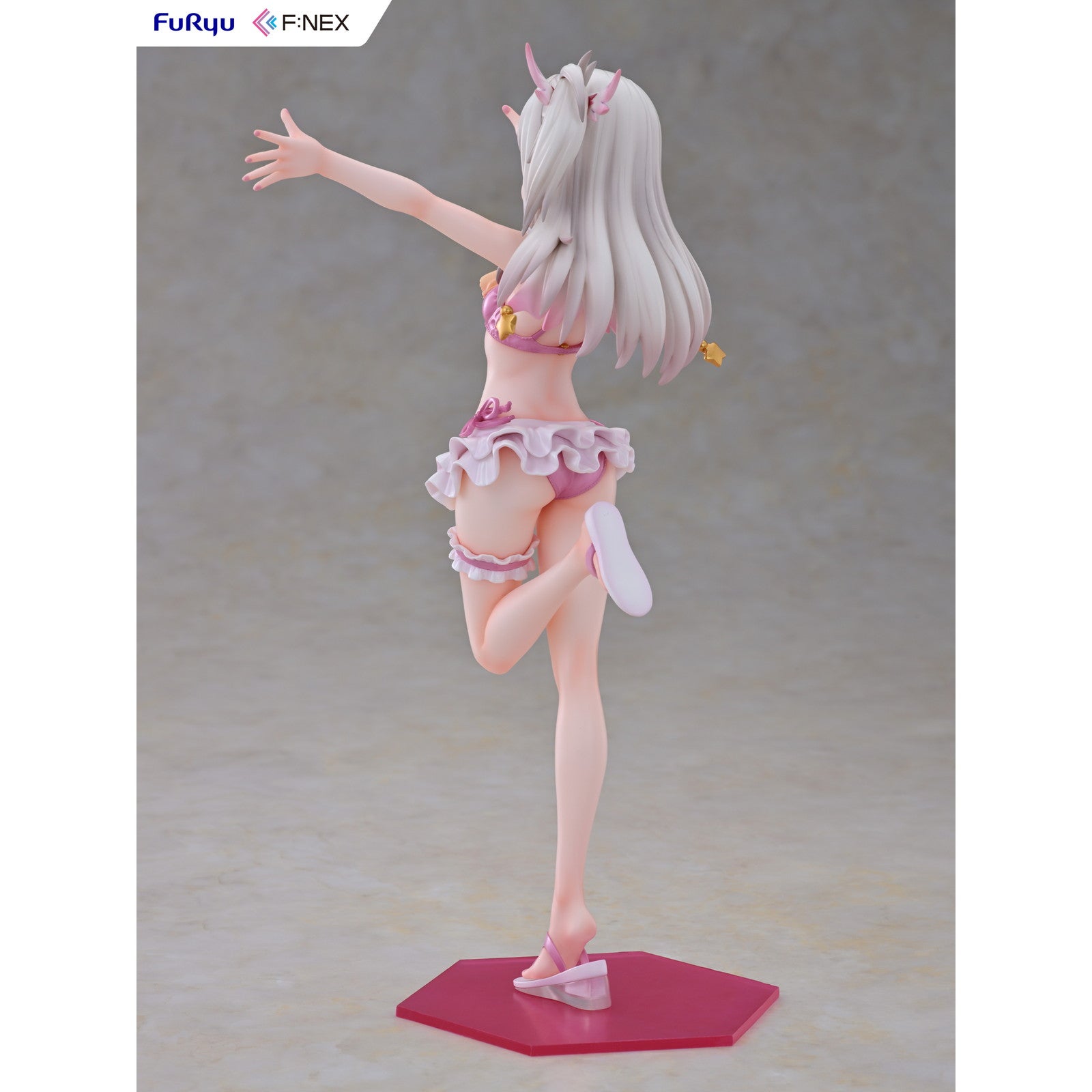 【中古即納】[FIG] イリヤスフィール・フォン・アインツベルン 水着ver. Fate/kaleid liner(フェイト/カレイドライナー) プリズマ☆イリヤ ツヴァイ! 1/7 完成品 フィギュア(AMU-FNX1118) フリュー(20250212)