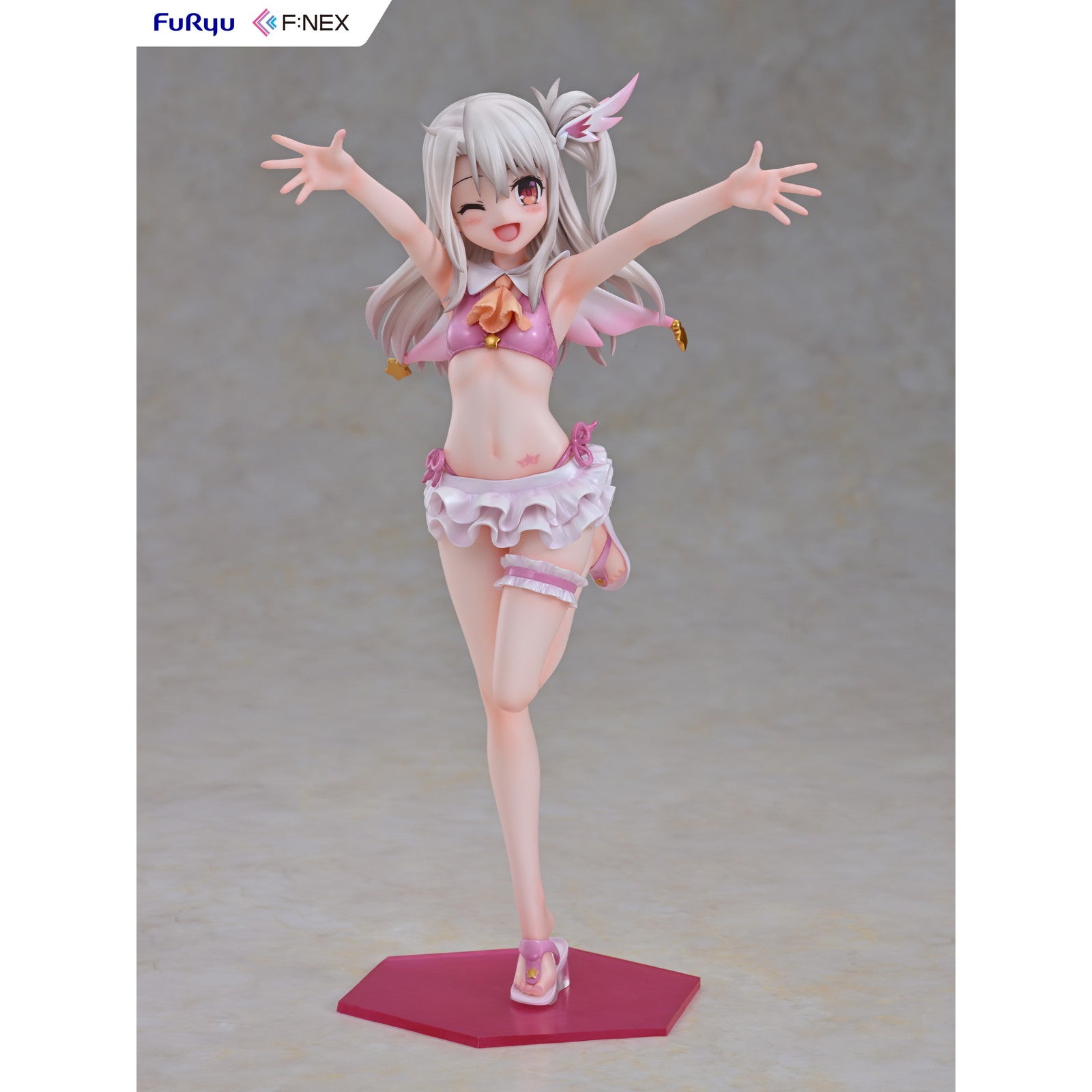 【中古即納】[FIG] イリヤスフィール・フォン・アインツベルン 水着ver. Fate/kaleid liner(フェイト/カレイドライナー) プリズマ☆イリヤ ツヴァイ! 1/7 完成品 フィギュア(AMU-FNX1118) フリュー(20250212)