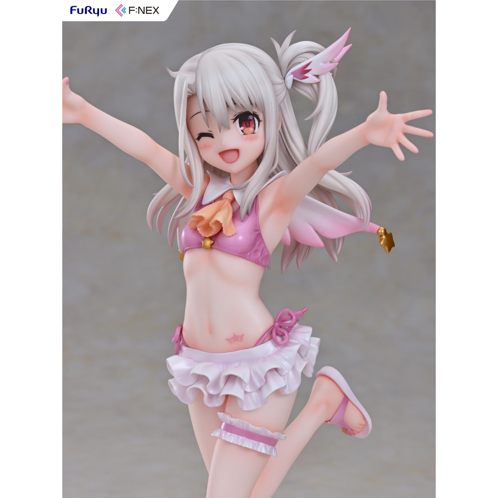 【中古即納】[FIG] イリヤスフィール・フォン・アインツベルン 水着ver. Fate/kaleid liner(フェイト/カレイドライナー) プリズマ☆イリヤ ツヴァイ! 1/7 完成品 フィギュア(AMU-FNX1118) フリュー(20250212)