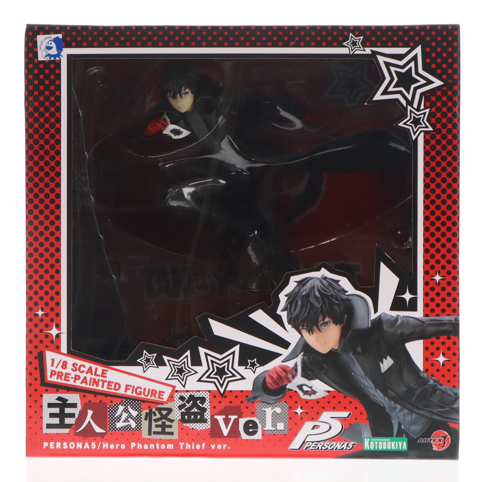 【中古即納】[FIG] コトブキヤショップ限定特典付属 ARTFX J 主人公 怪盗ver. ペルソナ5 1/8 完成品 フィギュア(PP697) コトブキヤ(20170930)