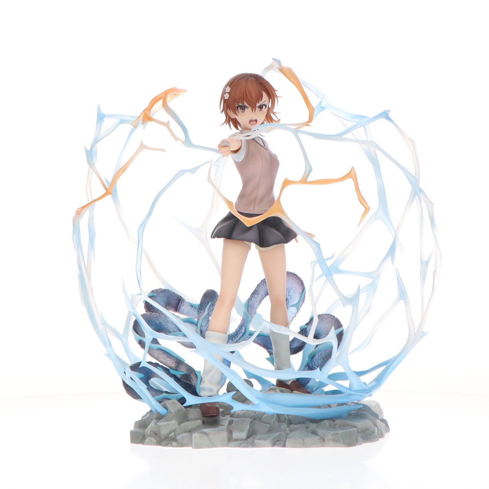 【中古即納】[FIG] SHIBUYA SCRAMBLE FIGURE 御坂美琴(みさかみこと) とある科学の超電磁砲T 1/7 完成品 フィギュア eStream(20250907)