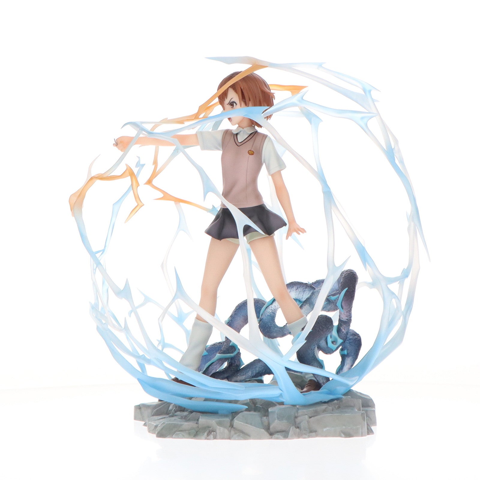 【中古即納】[FIG] SHIBUYA SCRAMBLE FIGURE 御坂美琴(みさかみこと) とある科学の超電磁砲T 1/7 完成品 フィギュア eStream(20250907)