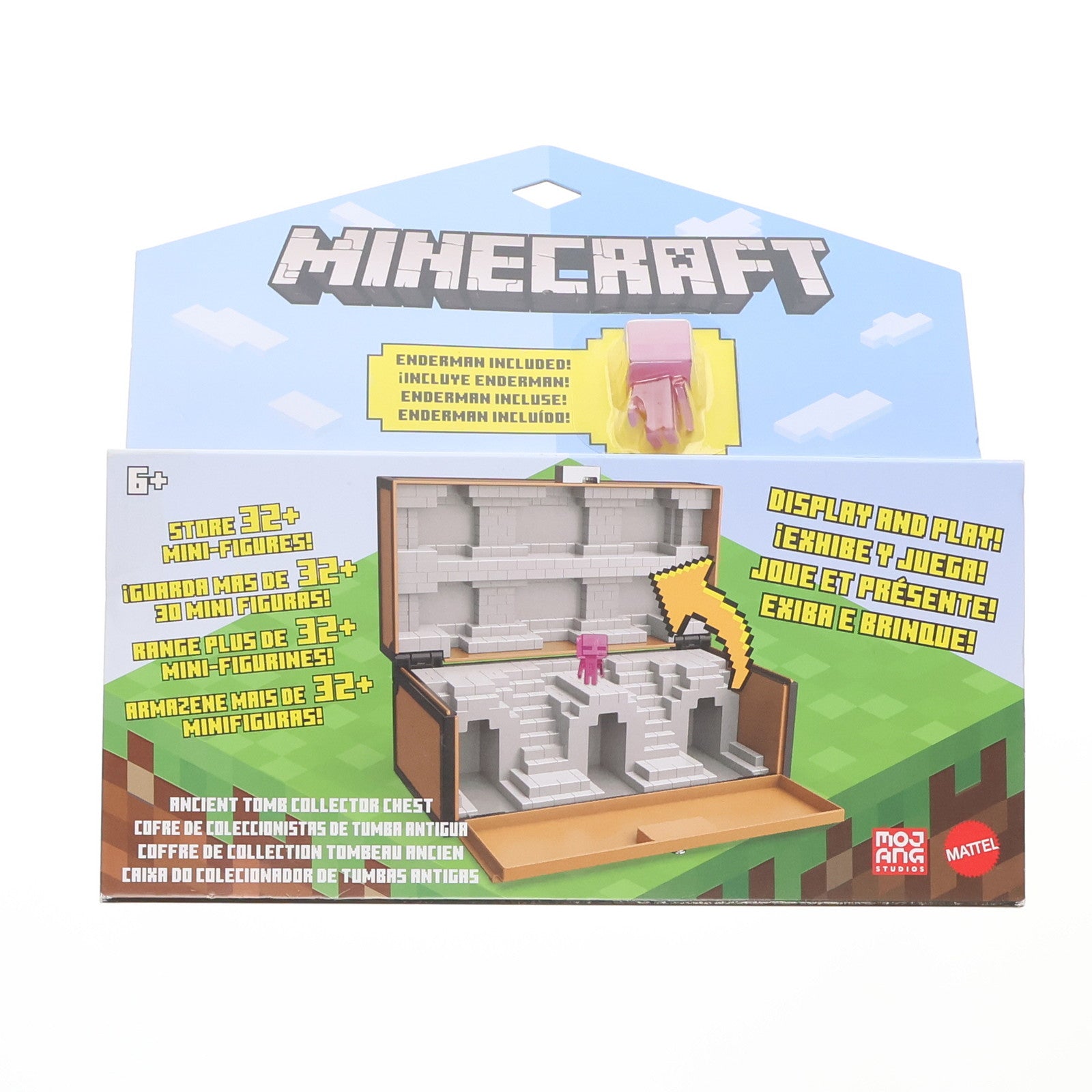 【中古即納】[FIG] マインクラフト ミニ コレクターケース(エンダーマン付き) Minecraft 完成品 フィギュア(GTP32) マテル(20210326)