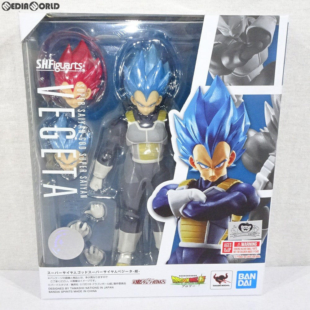 【中古即納】[FIG] 魂ウェブ商店限定 S.H.Figuarts(フィギュアーツ) スーパーサイヤ人ゴッドスーパーサイヤ人ベジータ-超- ドラゴンボール超(スーパー) ブロリー 完成品 可動フィギュア バンダイスピリッツ(20190531)
