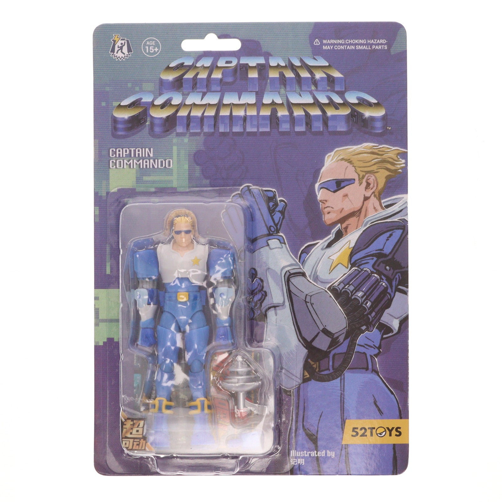 【中古即納】[FIG] マイルストン流通限定 3.75'シリーズ キャプテンコマンドー 完成品 アクションフィギュア 52TOYS/マイルストン(20231031)