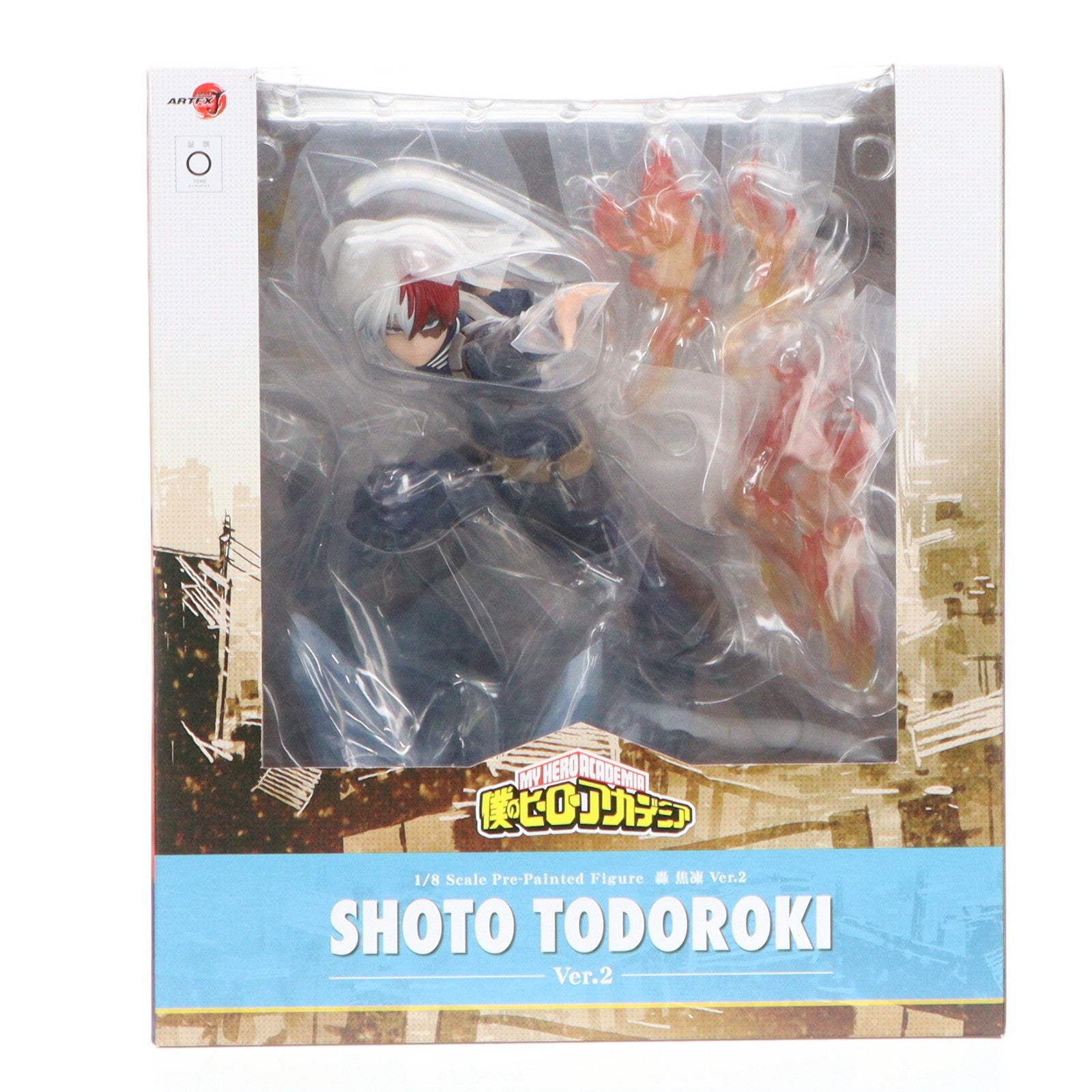 【中古即納】[FIG] コトブキヤショップ限定特典付属 ARTFX J 轟焦凍(とどろきしょうと) Ver.2 僕のヒーローアカデミア 1/8 完成品 フィギュア(PP979) タカラトミー/コトブキヤ(20220701)