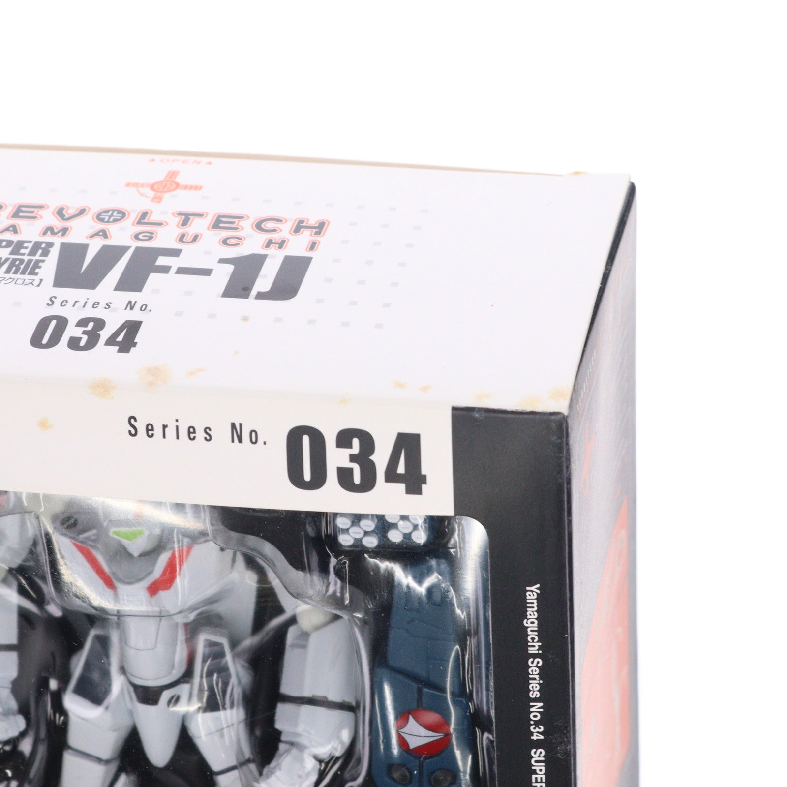 【中古即納】[FIG] リボルテックヤマグチ No.034 TV版 スーパーバルキリーVF-1J 一条輝機 超時空要塞マクロス 完成品 可動フィギュア 海洋堂(20070915)