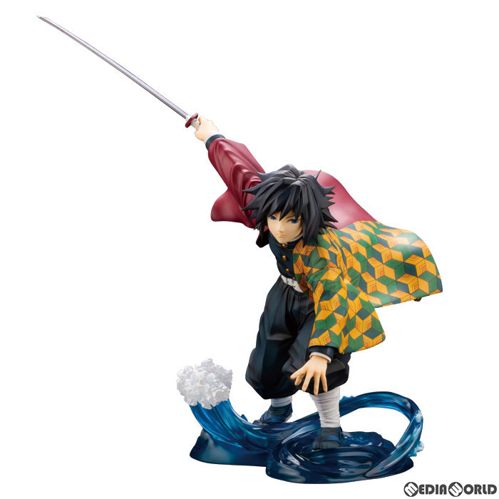 【中古即納】[FIG] コトブキヤショップ限定特典付属 ARTFX J 冨岡義勇(とみおかぎゆう) 鬼滅の刃 1/8 完成品 フィギュア(PP842) コトブキヤ(20210731)