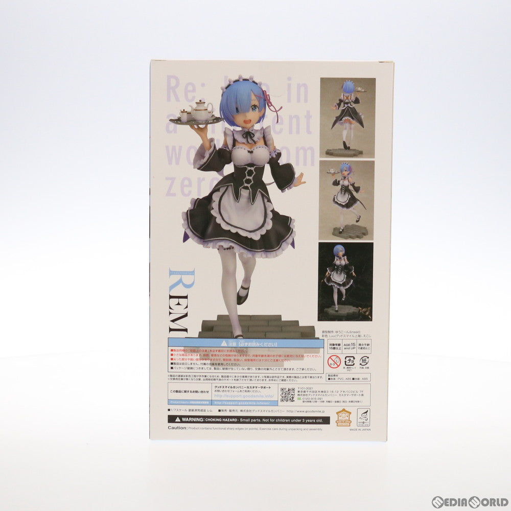 【中古即納】[FIG] (再販) GOODSMILE ONLINE SHOP限定 レム Re:ゼロから始める異世界生活 1/7 完成品 フィギュア グッドスマイルカンパニー(20180210)