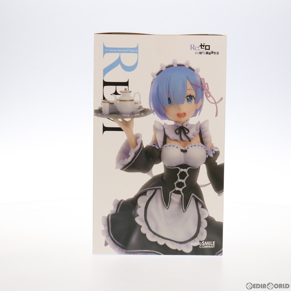 【中古即納】[FIG] (再販) GOODSMILE ONLINE SHOP限定 レム Re:ゼロから始める異世界生活 1/7 完成品 フィギュア グッドスマイルカンパニー(20180210)