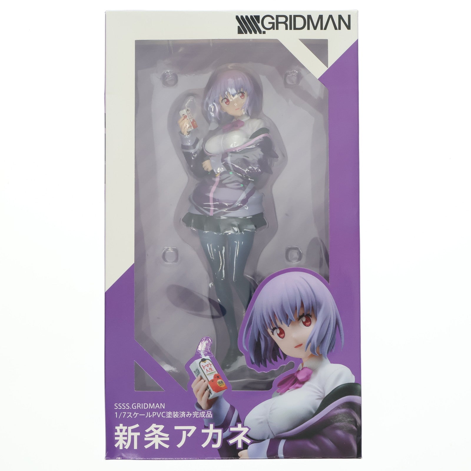 【中古即納】[FIG] 新条アカネ(しんじょうあかね) SSSS.GRIDMAN(グリッドマン) 1/7 完成品 フィギュア あみあみ&アニまるっ!限定 TBSグロウディア(20200430)