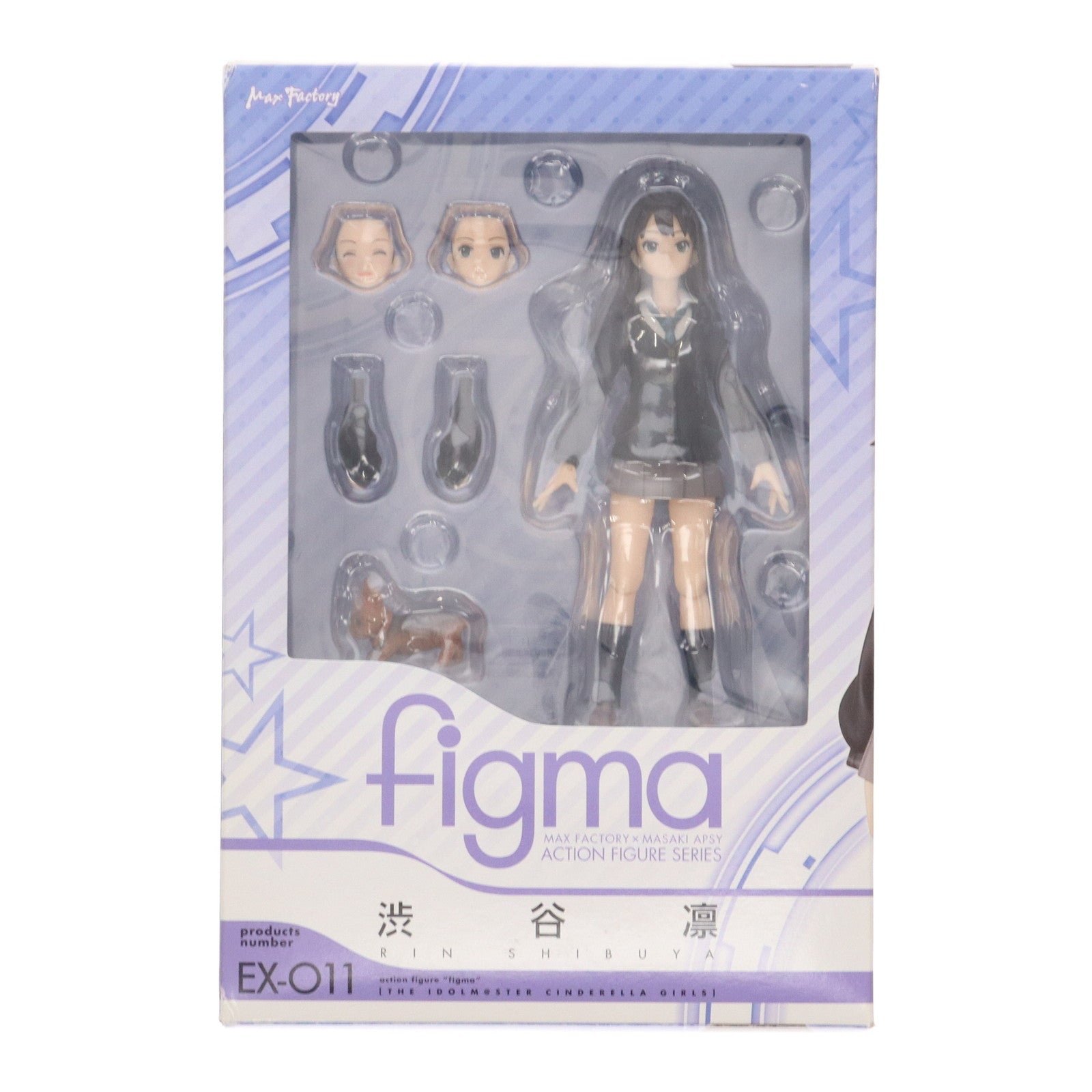 【中古即納】[FIG] figma(フィグマ) EX-011 渋谷凛(しぶやりん) アイドルマスター シンデレラガールズ 完成品 可動フィギュア ワンフェス2013冬&GOODSMILE ONLINE限定 マックスファクトリー(20130210)