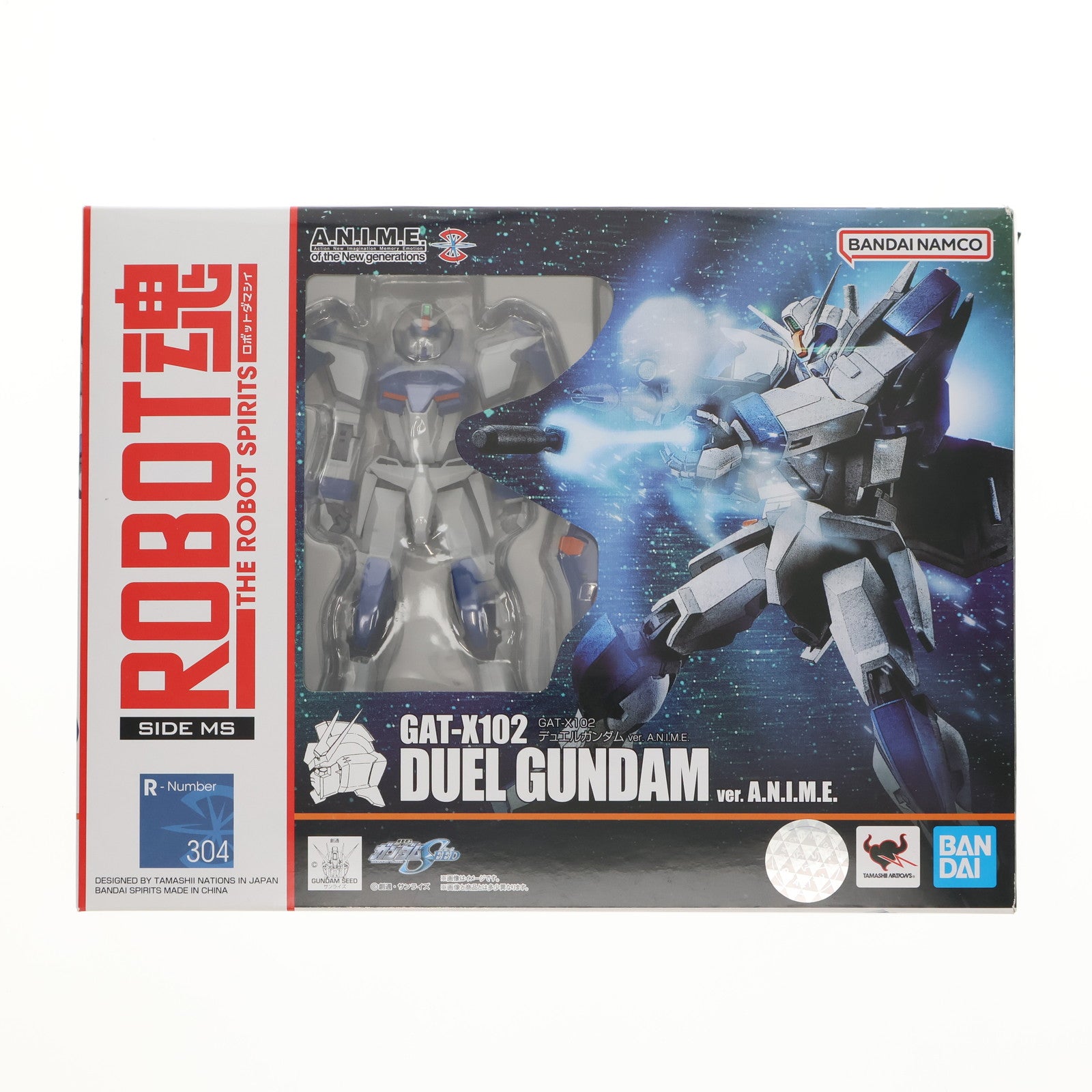 【中古即納】[FIG] ROBOT魂(SIDE MS) GAT-X102 デュエルガンダム ver. A.N.I.M.E. 機動戦士ガンダムSEED(シード) 完成品 可動フィギュア バンダイスピリッツ(20230325)