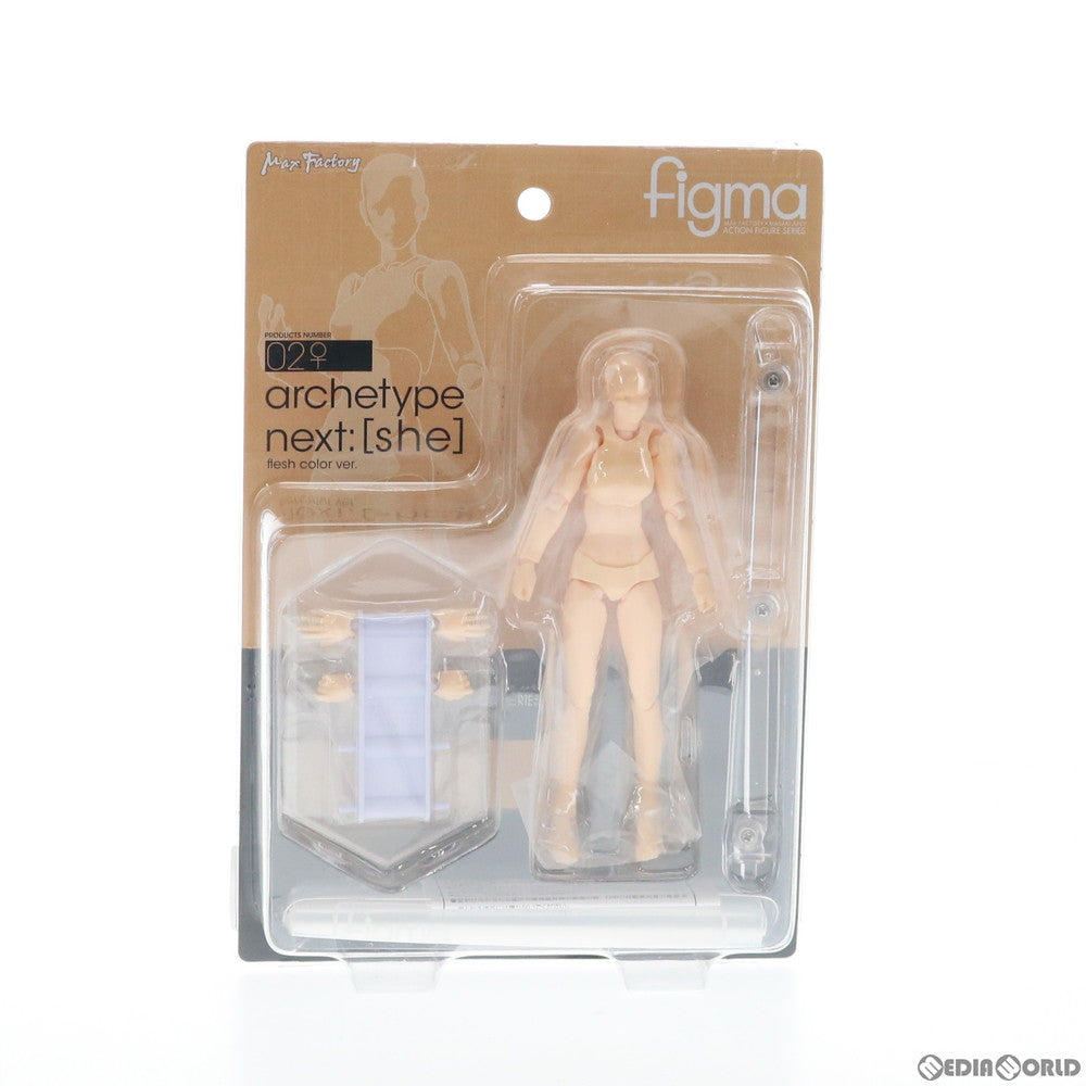 【中古即納】[FIG] figma(フィグマ) 02♀ archetype next:she(アーキタイプネクスト シー) flesh color ver. 完成品 可動フィギュア マックスファクトリー(20180707)