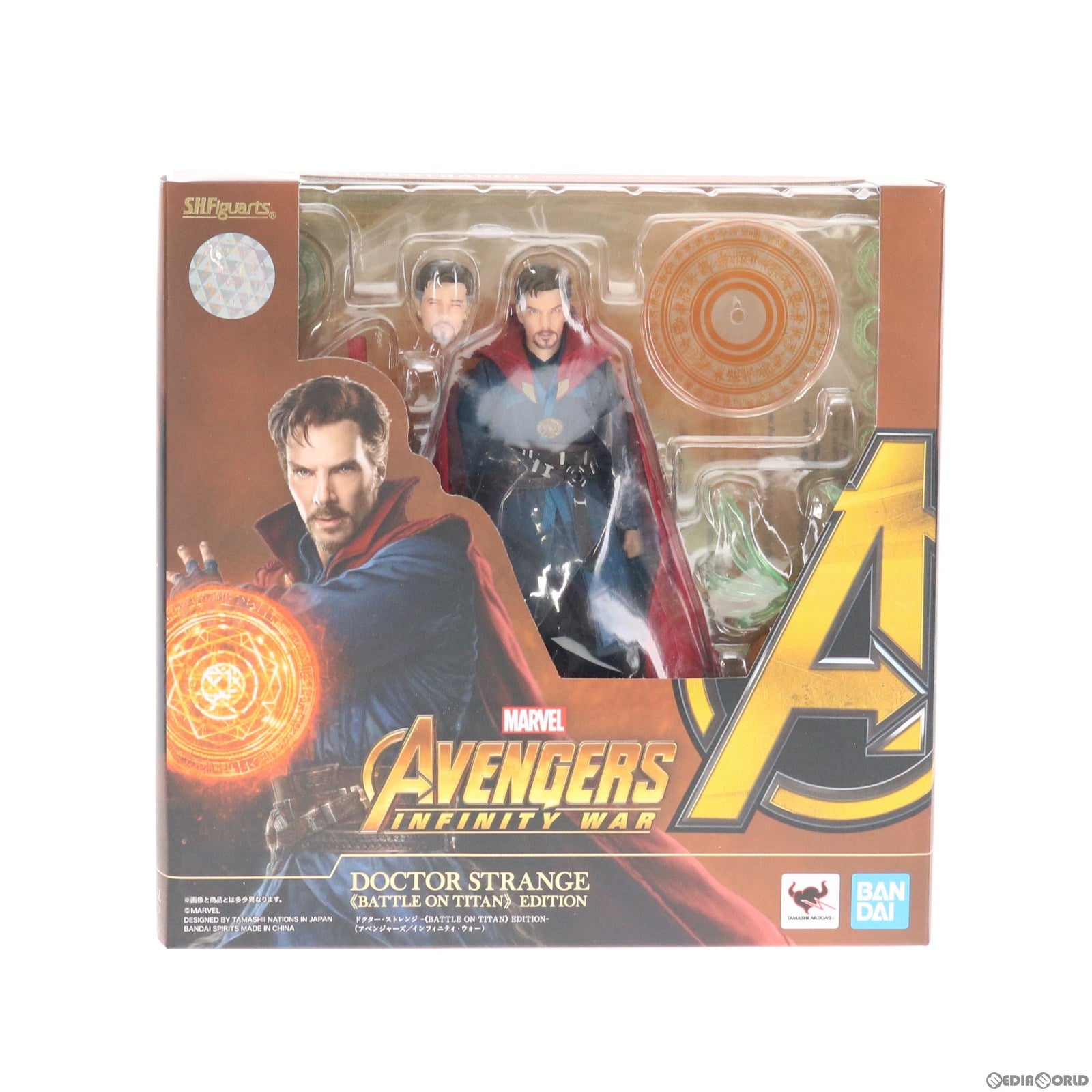 【中古即納】[FIG] S.H.Figuarts(フィギュアーツ) ドクター・ストレンジ -BATTLE ON TITAN EDITION-(アベンジャーズ/インフィニティ・ウォー) 完成品 可動フィギュア バンダイスピリッツ(20210130)
