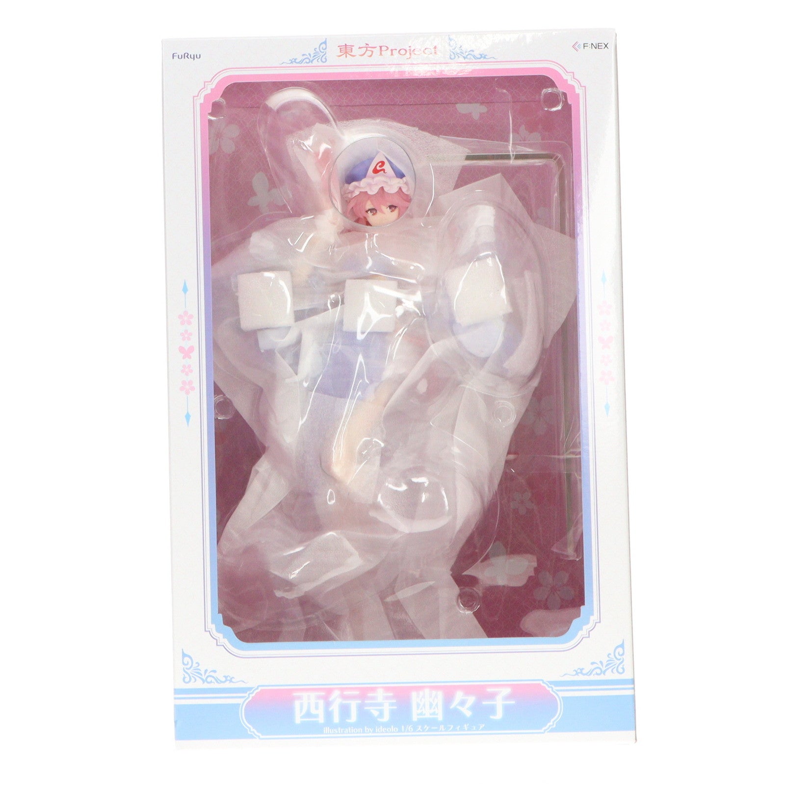 【中古即納】[FIG] 西行寺幽々子(さいぎょうじゆゆこ) illustration by ideolo 東方Project 1/6 完成品 フィギュア(AMU-FNX1102) フリュー(20250618)