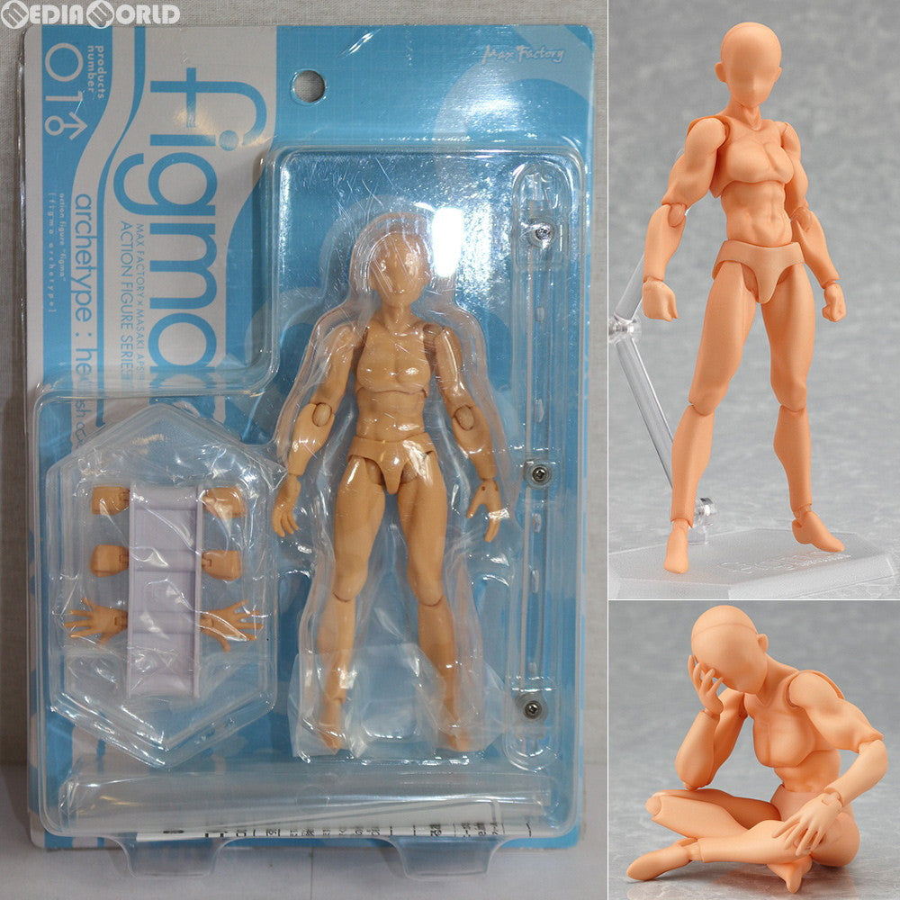 【中古即納】[FIG] figma(フィグマ) 01♂ archetype:he flesh color ver. 完成品 可動フィギュア ワンフェス2012夏&GOODSMILE ONLINE SHOP限定 マックスファクトリー(20120729)