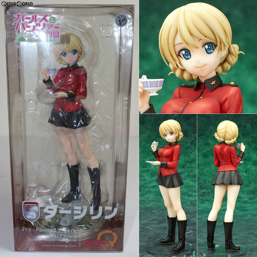 【中古即納】[FIG] ダージリン ガールズ&パンツァー 劇場版 1/7 完成品 フィギュア キューズQ(20171210)
