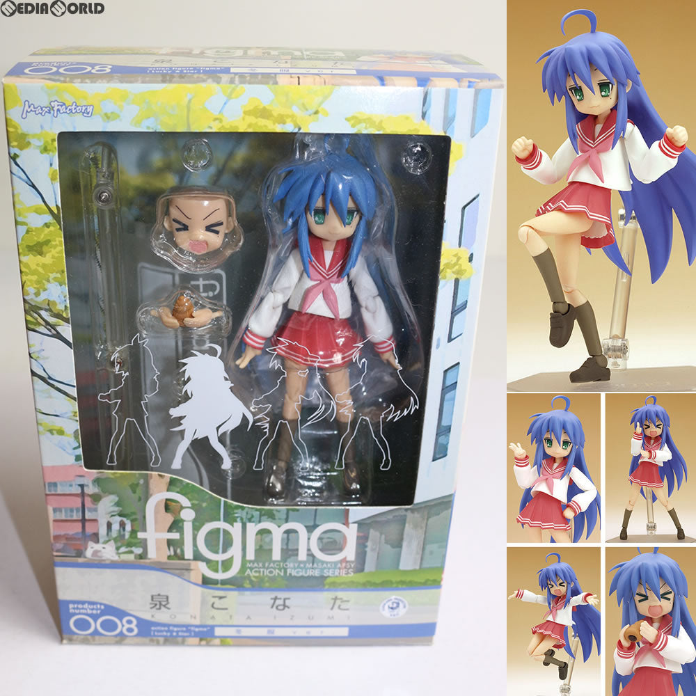 【中古即納】[FIG] figma(フィグマ) 008 泉こなた(いずみこなた) 冬服ver. TVアニメ らき☆すた 完成品 可動フィギュア マックスファクトリー(20080730)