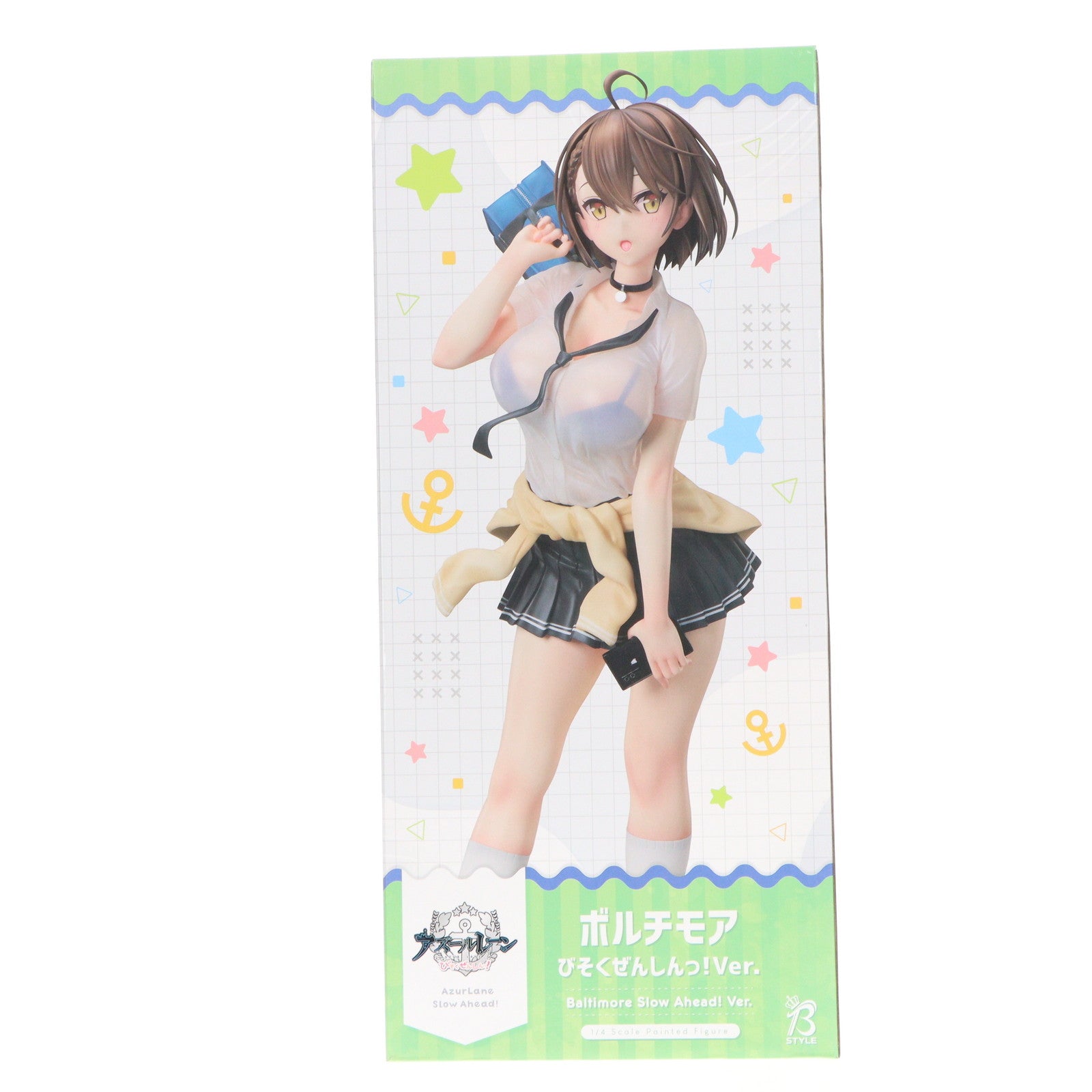 【中古即納】[FIG] B-style ボルチモア びそくぜんしんっ! Ver. アズールレーン びそくぜんしんっ! 1/4 完成品 フィギュア FREEing(フリーイング)(20240128)
