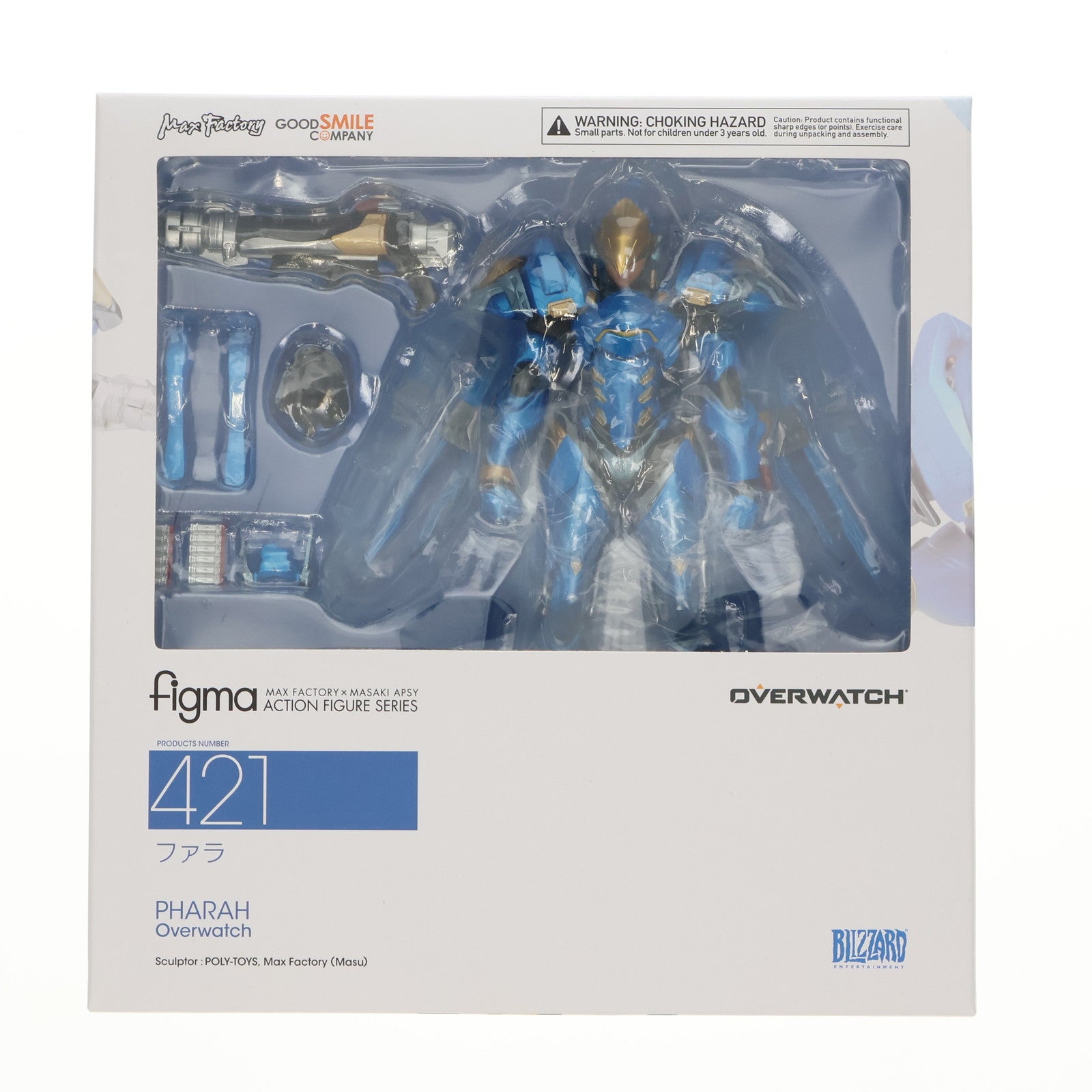 【中古即納】[FIG] figma(フィグマ) 421 ファラ オーバーウォッチ(Overwatch) 完成品 可動フィギュア グッドスマイルカンパニー(20191225)