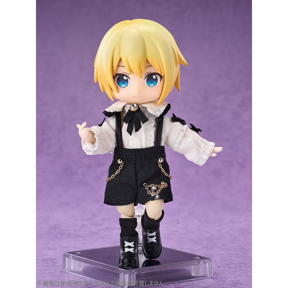 【中古即納】[FIG] ねんどろいどどーる おようふくセット サスペンダー付きショートパンツセット(ホワイト&ブラック) フィギュア用アクセサリ グッドスマイルアーツ上海(20250524)