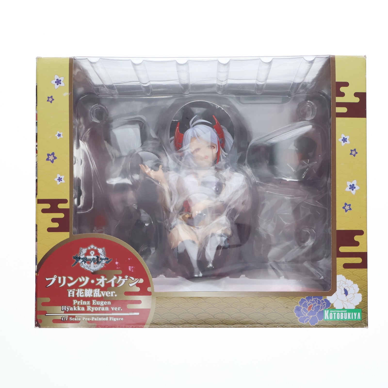 【中古即納】[FIG] コトブキヤショップ限定 プリンツ・オイゲン(百花繚乱ver.) アズールレーン 1/7 完成品 フィギュア(PP771) コトブキヤ(20190630)