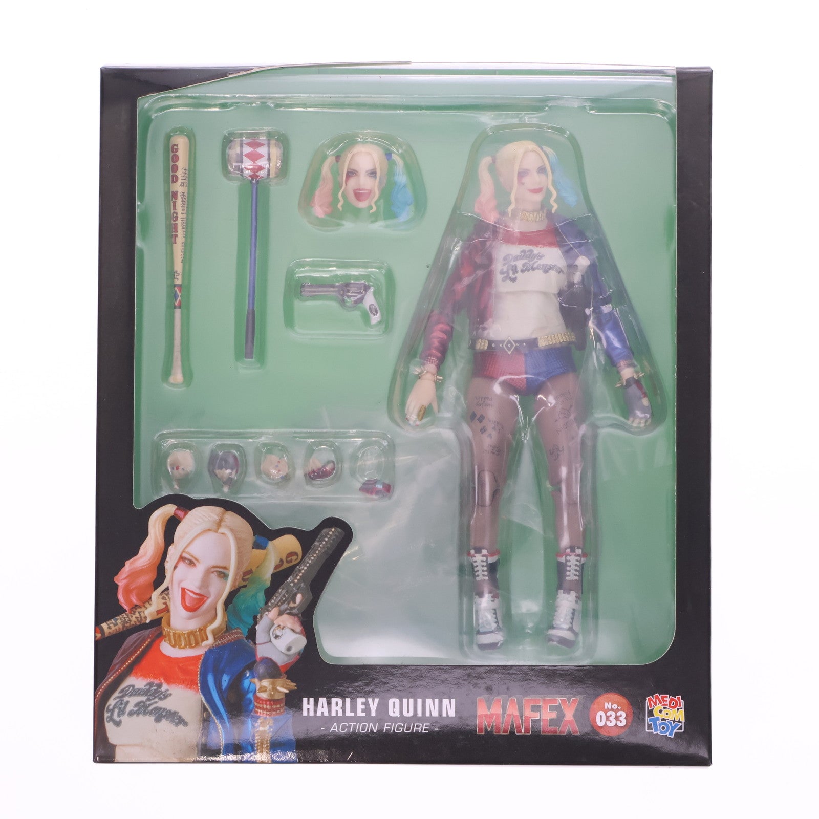 【中古即納】[FIG] マフェックス No.033 MAFEX HARLEY QUINN(ハーレイ・クイン) SUICIDE SQUAD(スーサイド・スクワッド) 完成品 可動フィギュア メディコム・トイ(20200419)