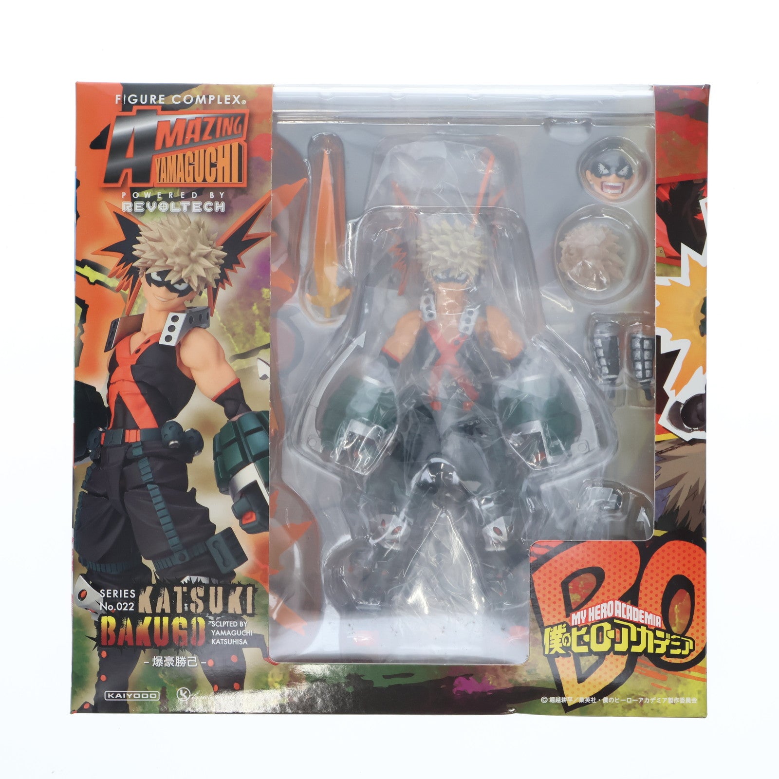 【中古即納】[FIG] フィギュアコンプレックス アメイジングヤマグチ No.022 爆豪勝己(ばくごうかつき) 僕のヒーローアカデミア 完成品 可動フィギュア タカラトミー/ケンエレファント(20210430)