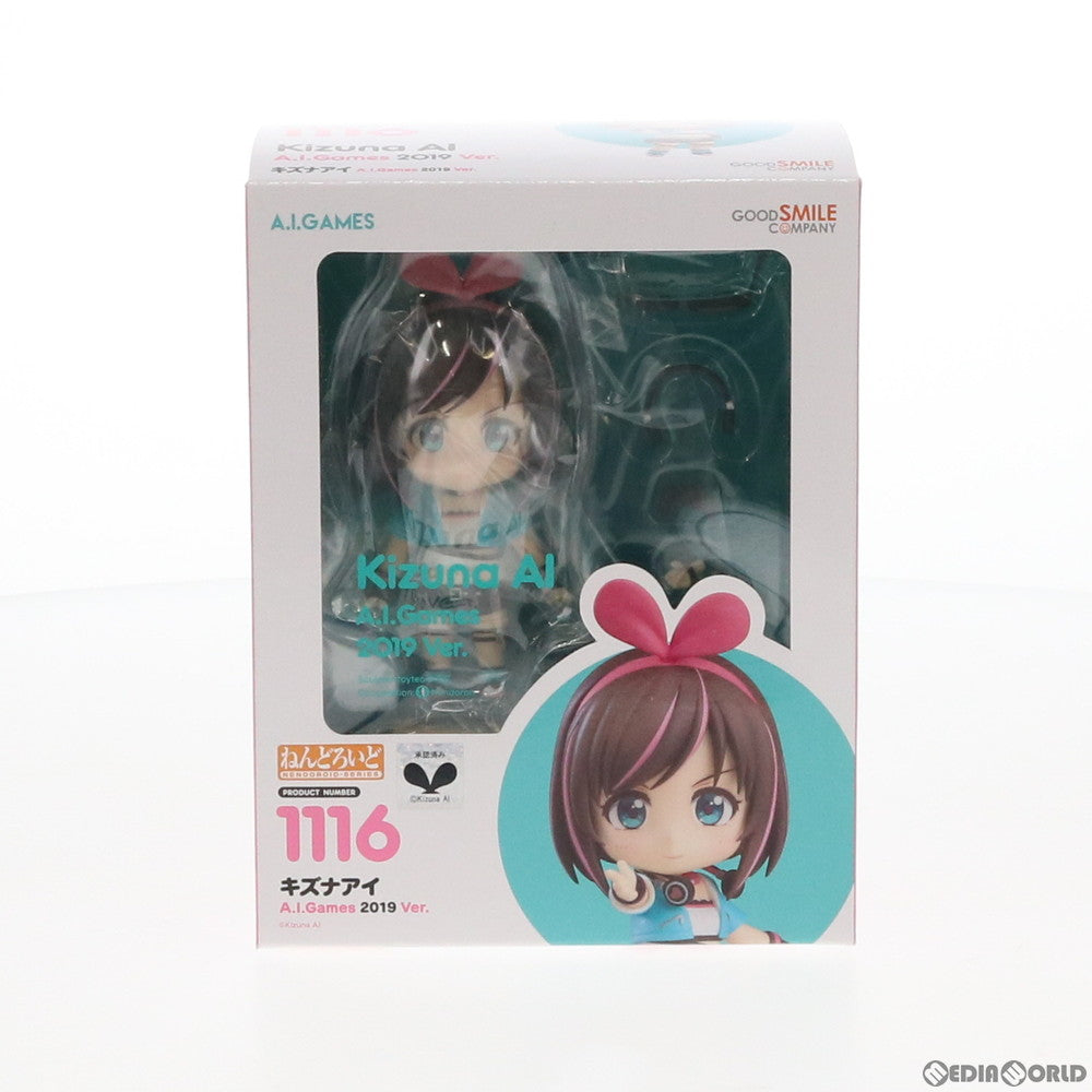 【中古即納】[FIG] ねんどろいど 1116 キズナアイ A.I.Games 2019Ver. 完成品 可動フィギュア グッドスマイルカンパニー(20191026)