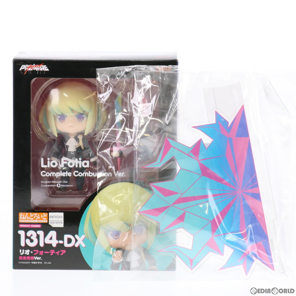 【中古即納】[FIG] GOODSMILE ONLINE SHOP限定特典付属 ねんどろいど 1314-DX リオ・フォーティア 完全燃焼Ver. プロメア 完成品 可動フィギュア グッドスマイルカンパニー(20201030)