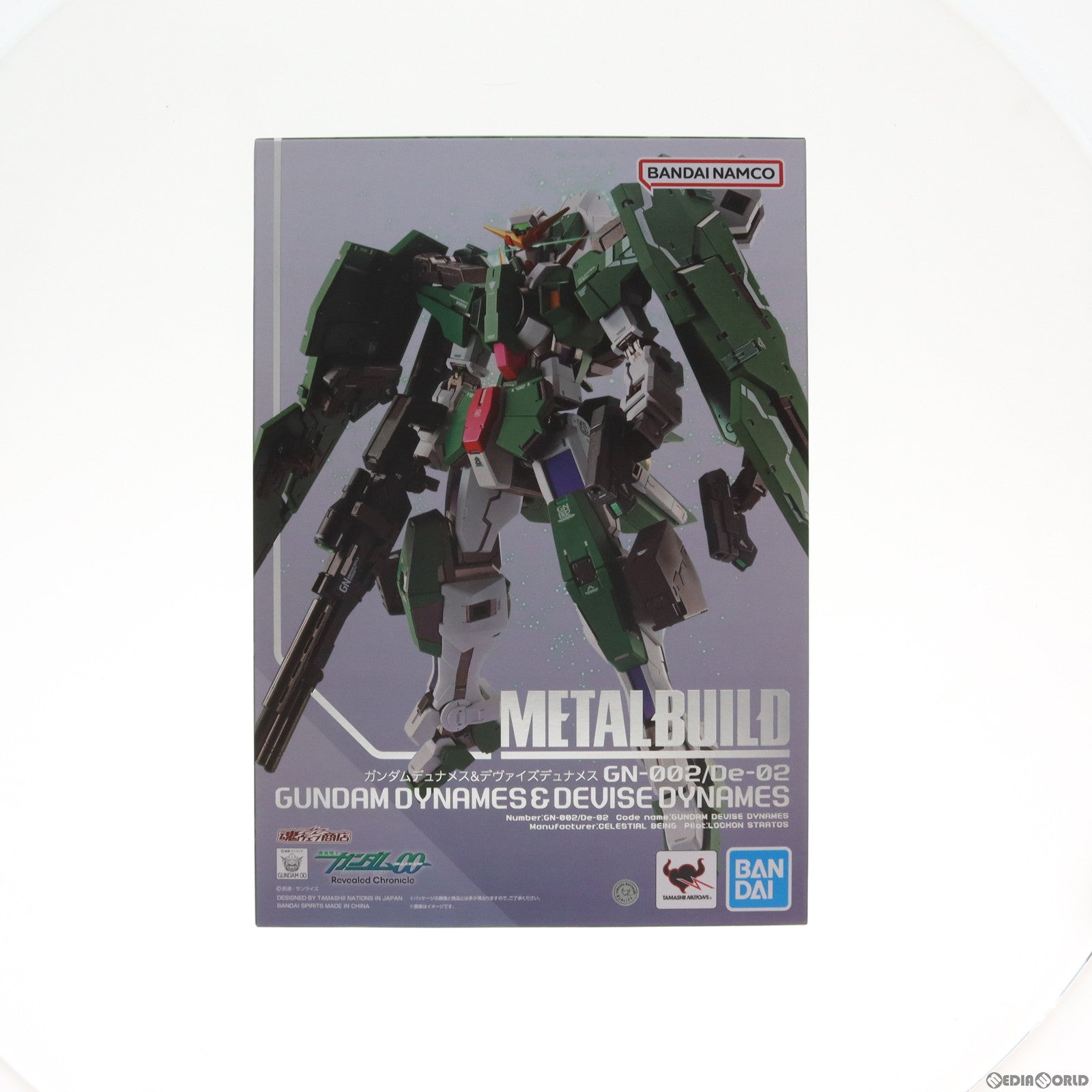 【中古即納】[FIG] 魂ウェブ商店限定 METAL BUILD ガンダムデュナメス&デヴァイズデュナメス 機動戦士ガンダム00(ダブルオー) 完成品 可動フィギュア バンダイスピリッツ(20230518)