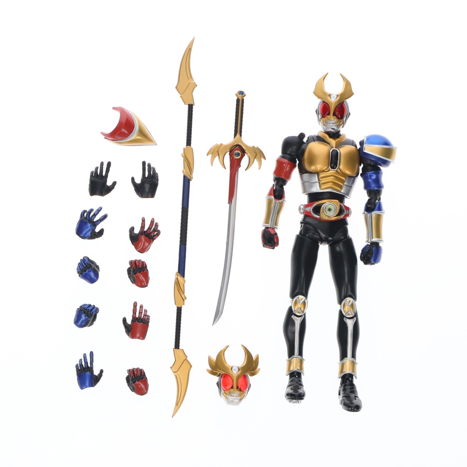 【中古即納】[FIG] 魂ウェブ商店限定 S.H.Figuarts(フィギュアーツ) 仮面ライダーアギト トリニティフォーム 完成品 可動フィギュア バンダイ(20100122)